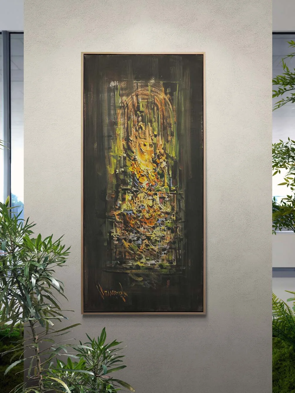 Sessiz Direniş Yağlı Boya Tablosu