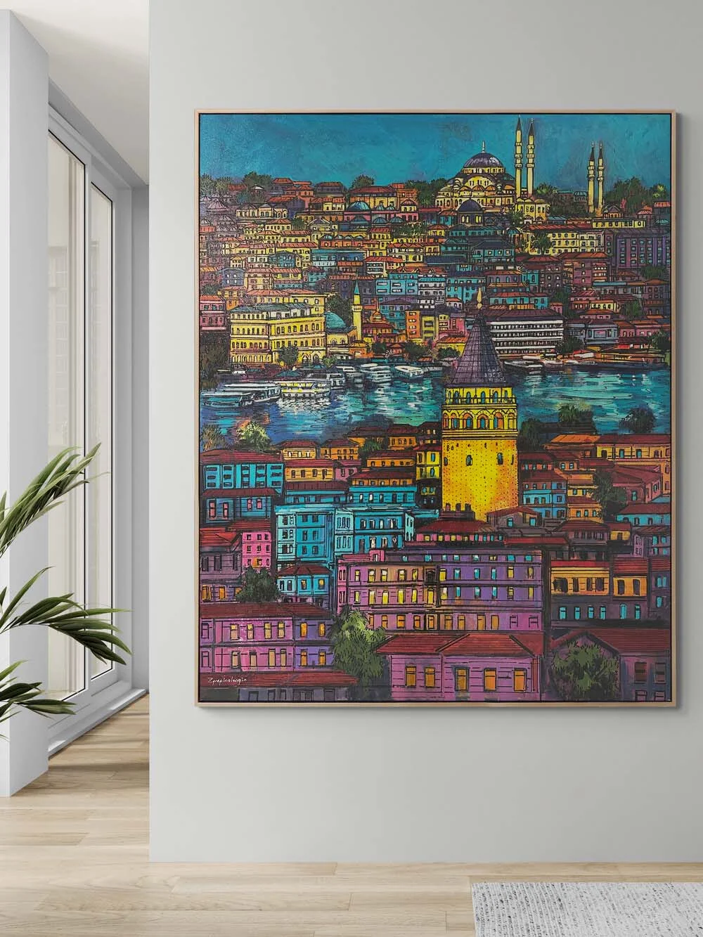The Colors of Istanbul Oil Painting