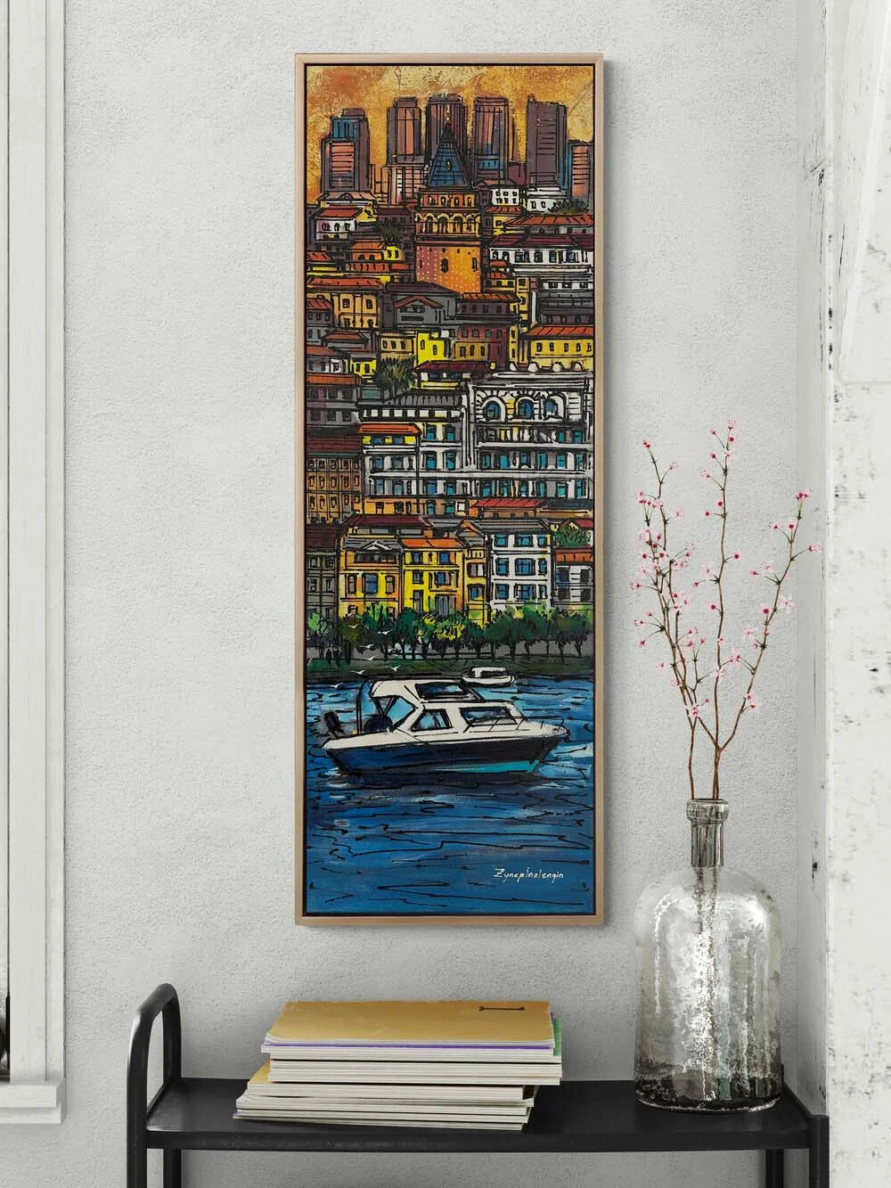 A View from Galata to the Bosphorus Oil Painting