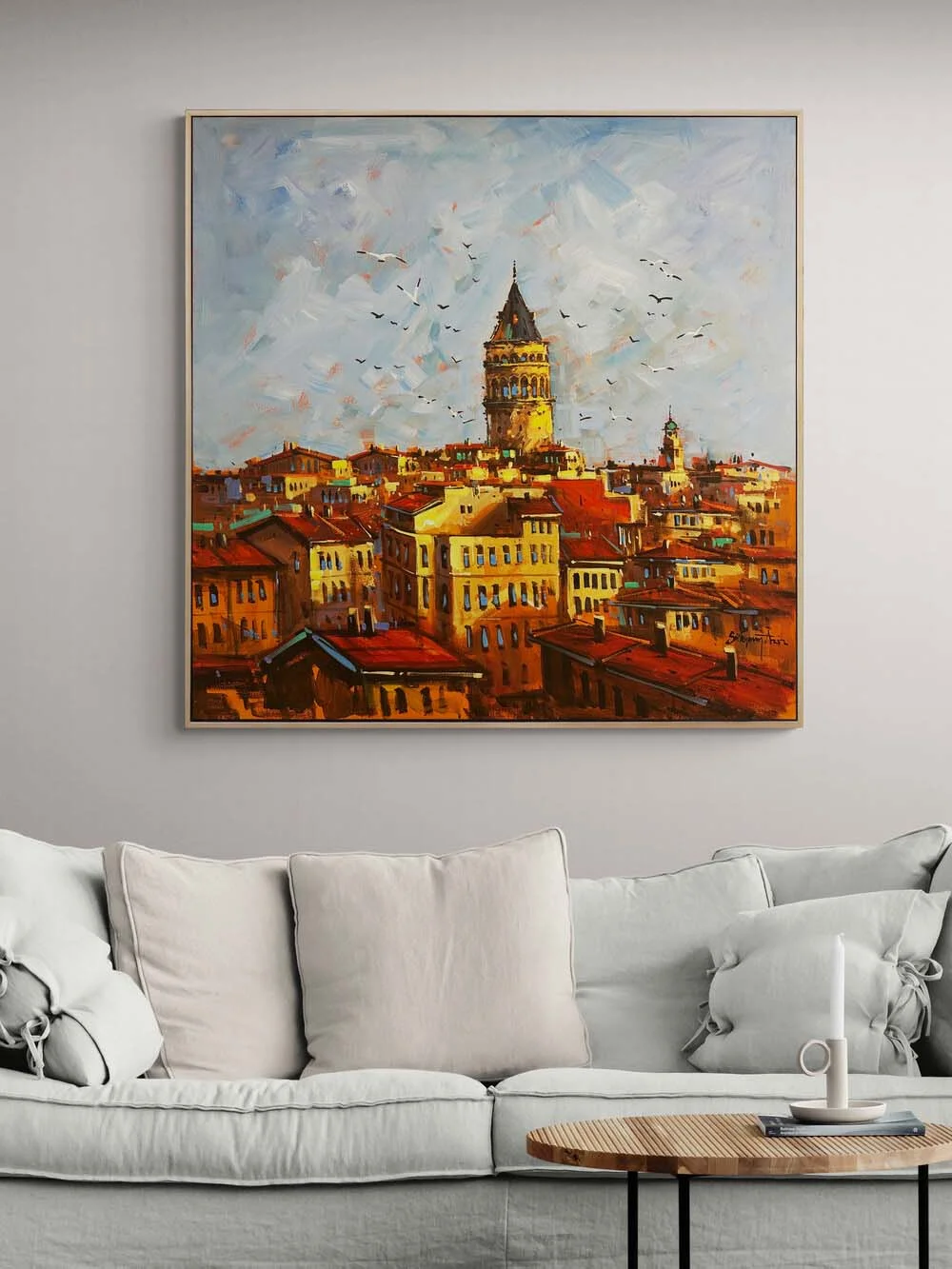 Boğazın Gözcüsü Yağlı Boya Tablosu