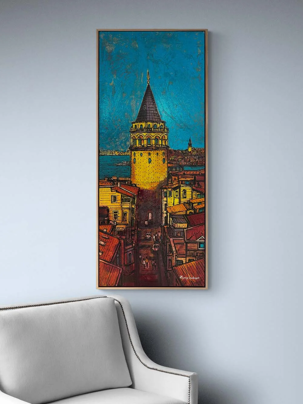 Galata and the Voice of the Bosphorus Oil Painting