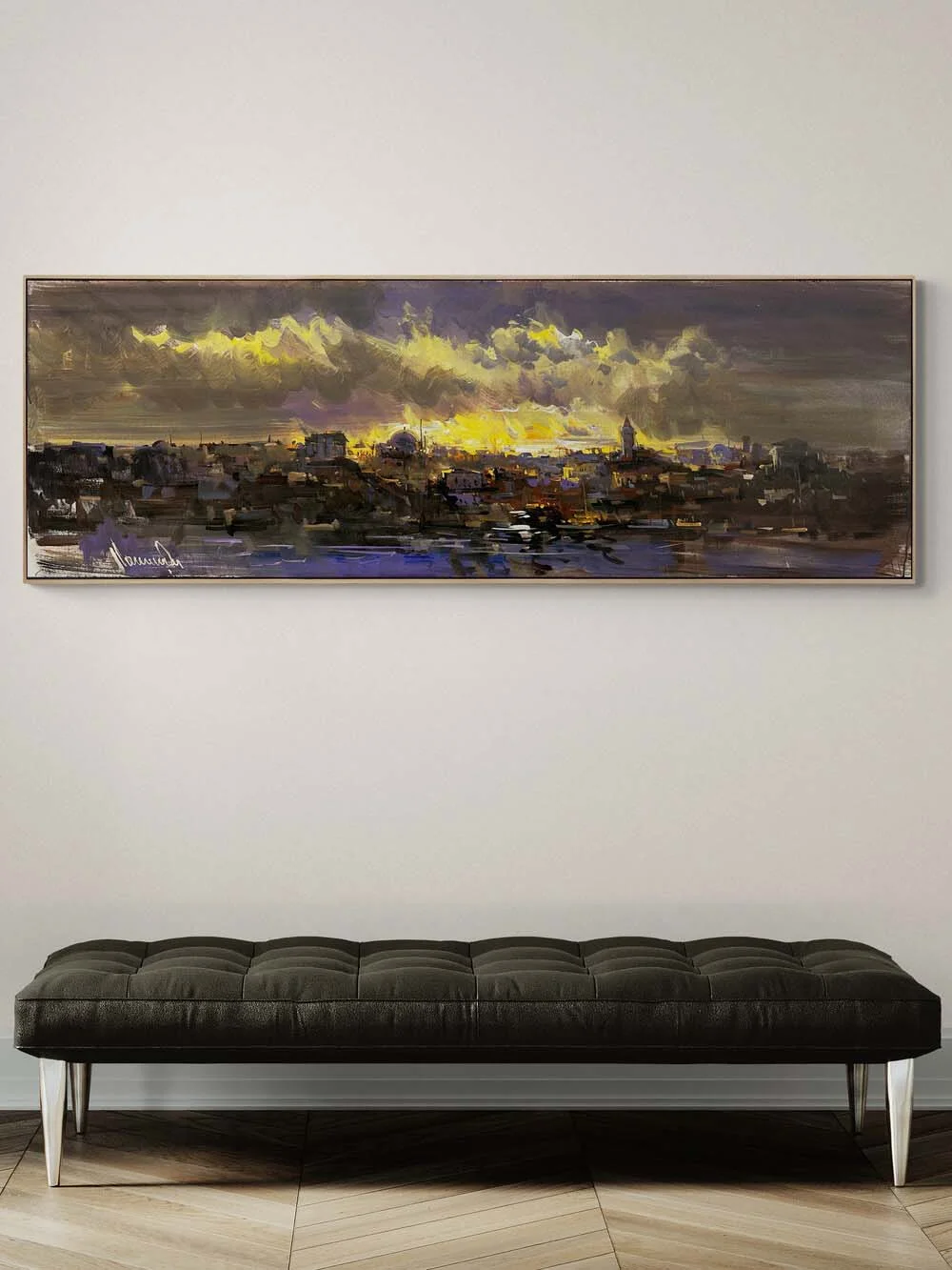 Istanbul on the Horizon Oil Painting