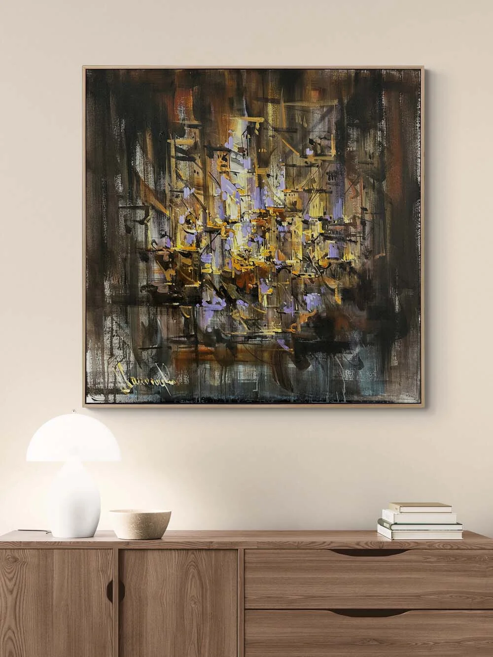 Kesişen Yollar Yağlı Boya Tablosu