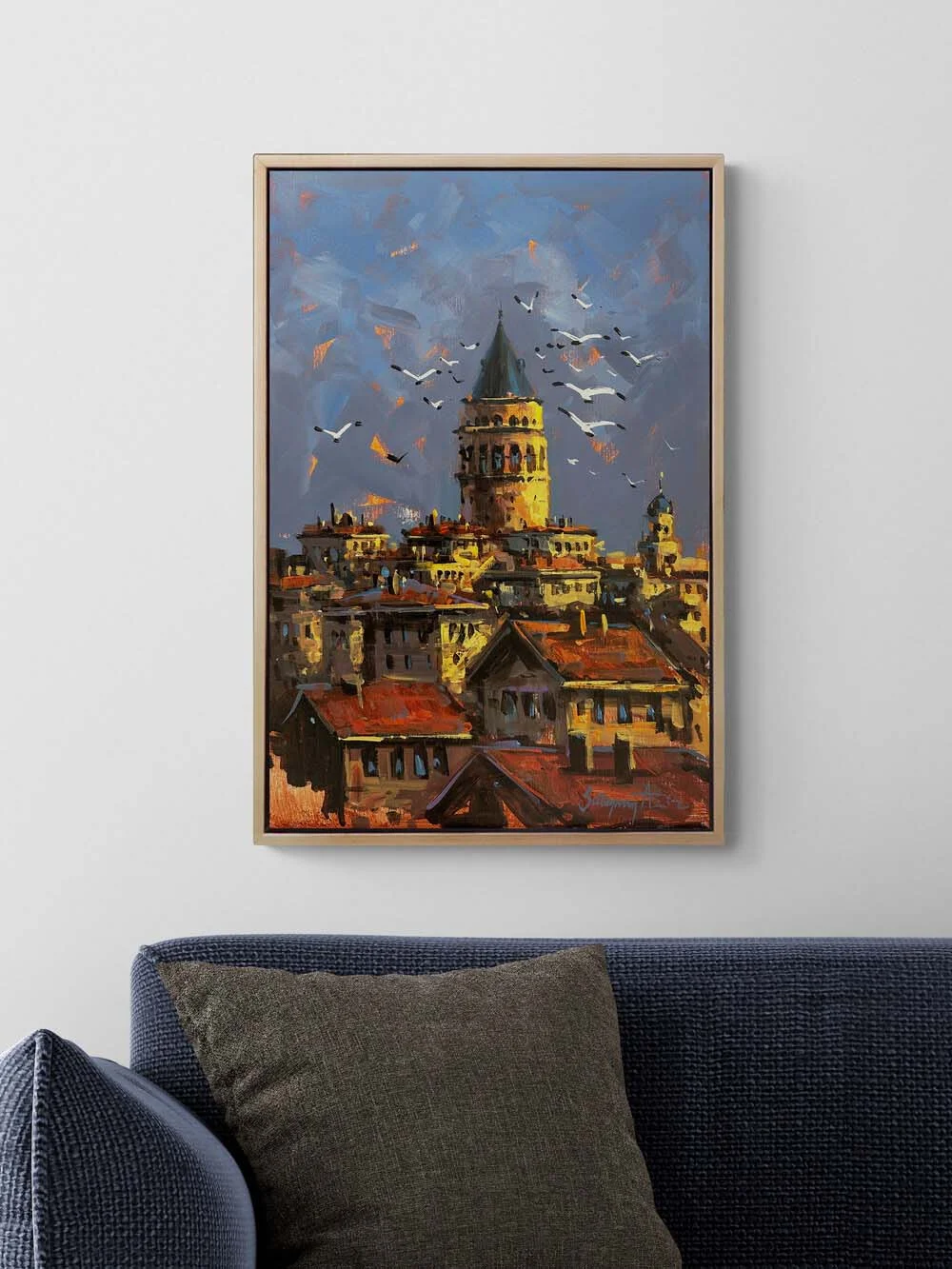 Galatanın Yankısı Yağlı Boya Tablosu