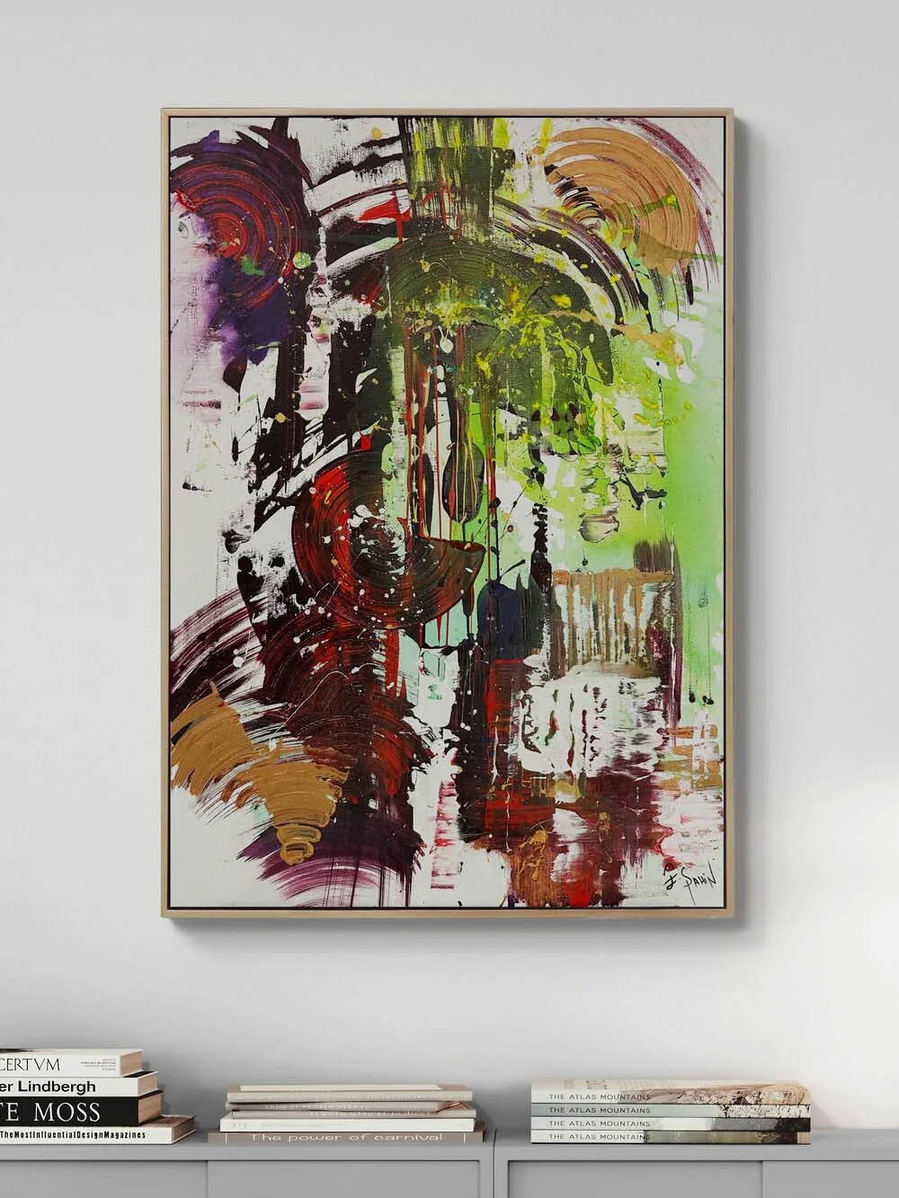 Renklerin Ardında Yağlı Boya Tablosu