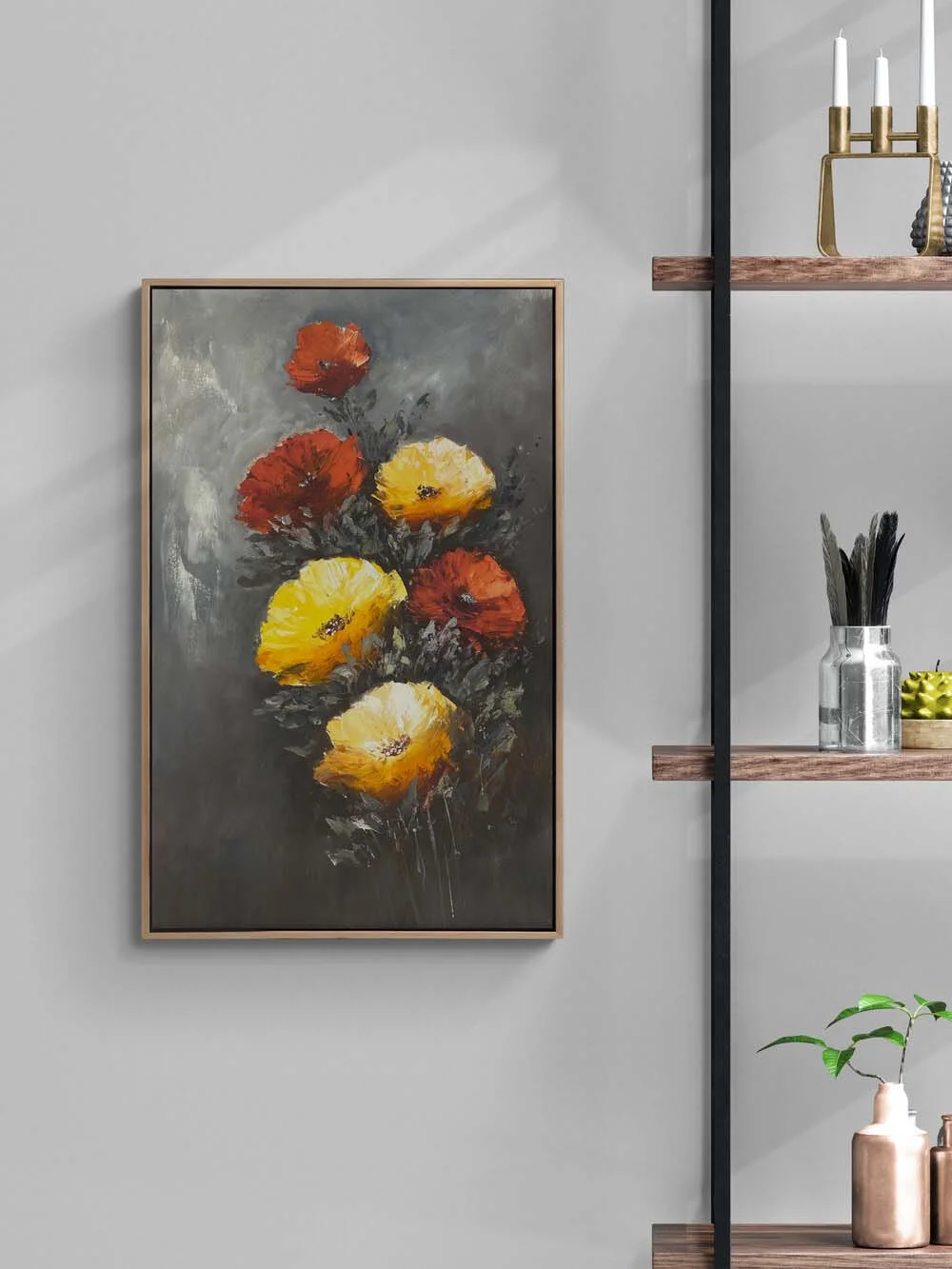 Bahara Dönüş Yağlı Boya Tablosu