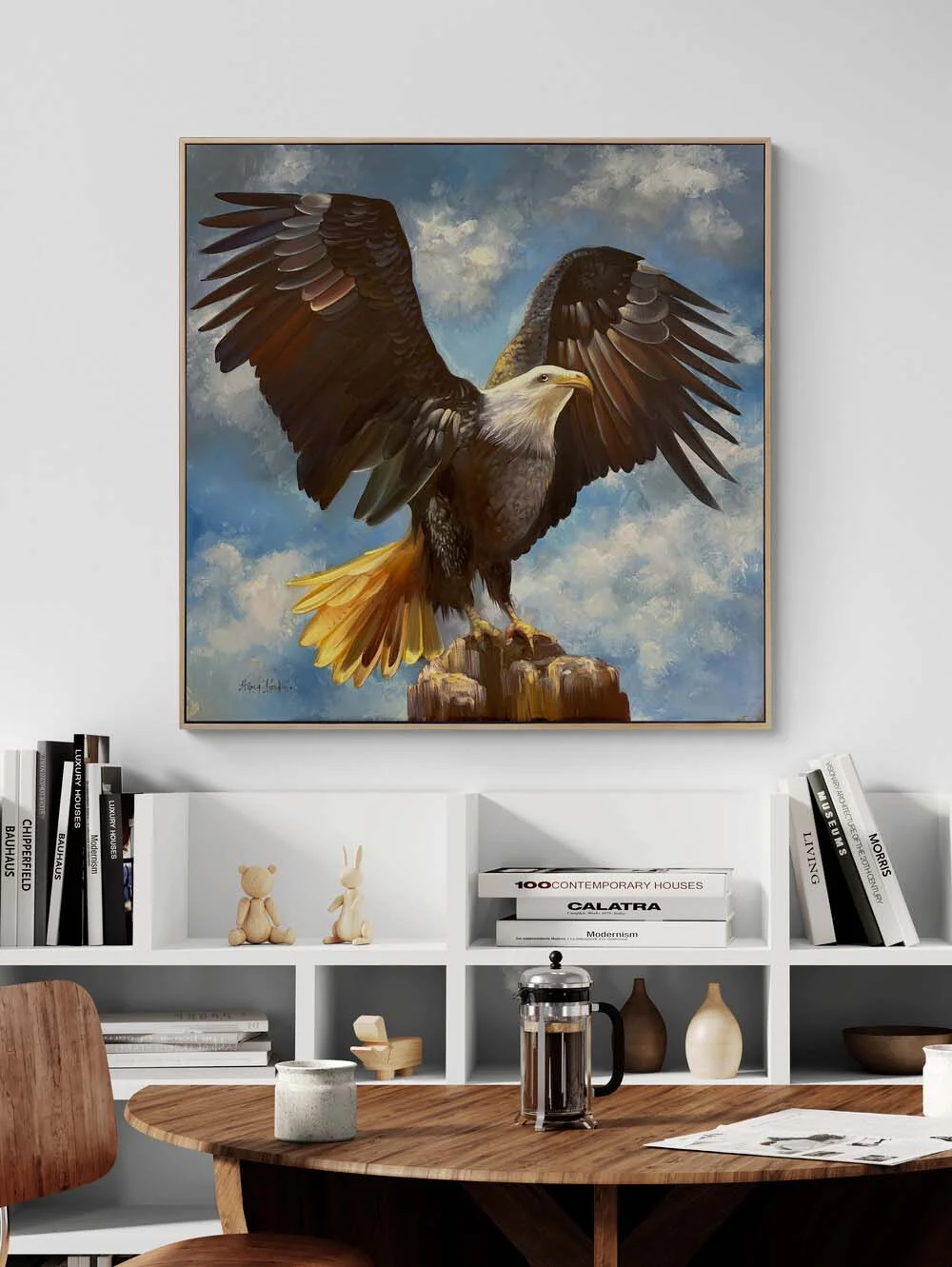 Kartalın Zirvesi Yağlı Boya Tablosu