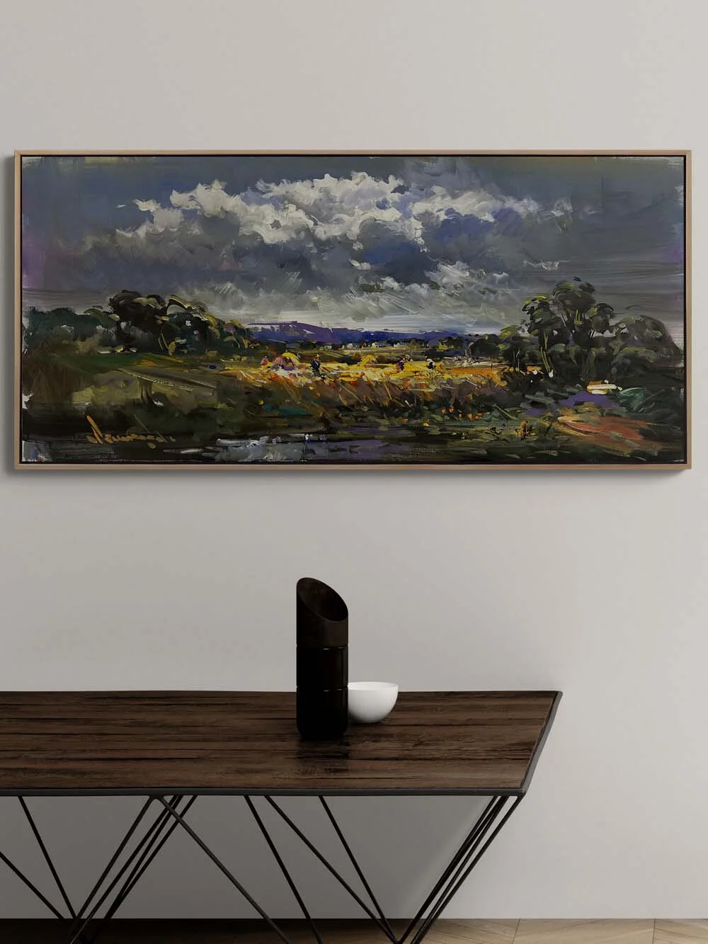 Toprağın Ezgisi Yağlı Boya Tablosu