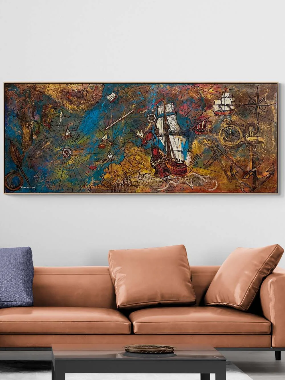 The Journey of Piri Reis Oil Painting