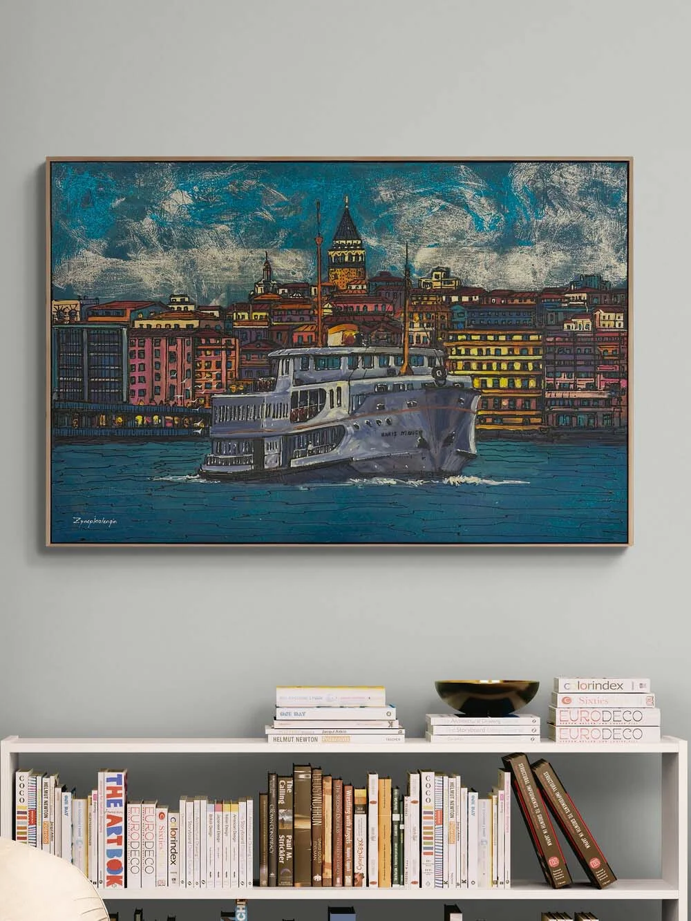 In the Footsteps of Barış Manço Oil Painting