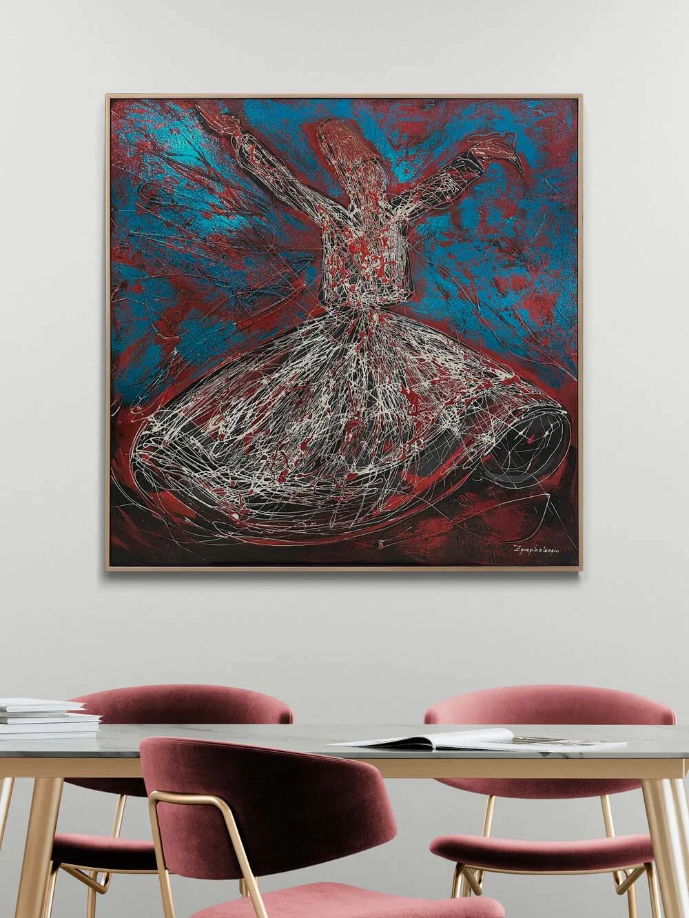 Semada Yolculuk Yağlı Boya Tablosu