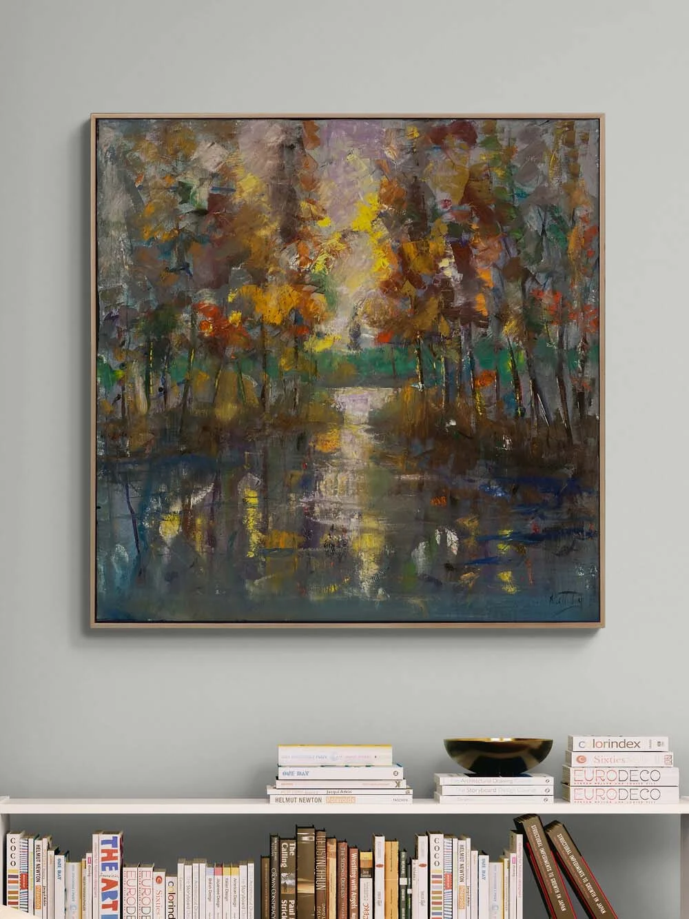 Ufka Doğru Sessizlik Yağlı Boya Tablosu