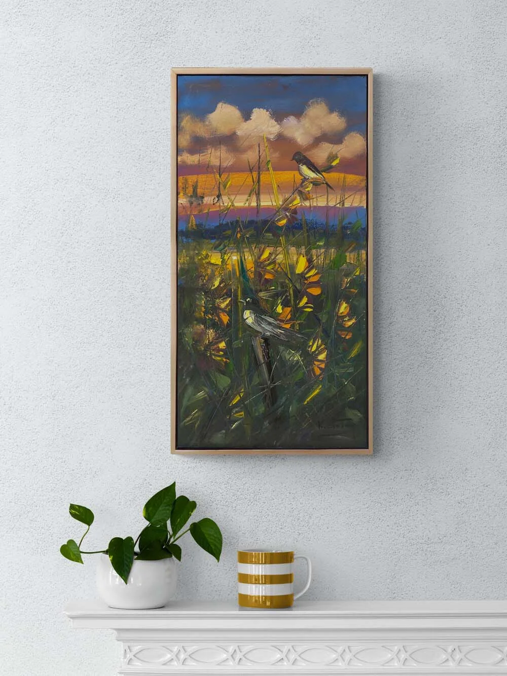 İlkbahar Kanatları Yağlı Boya Tablosu