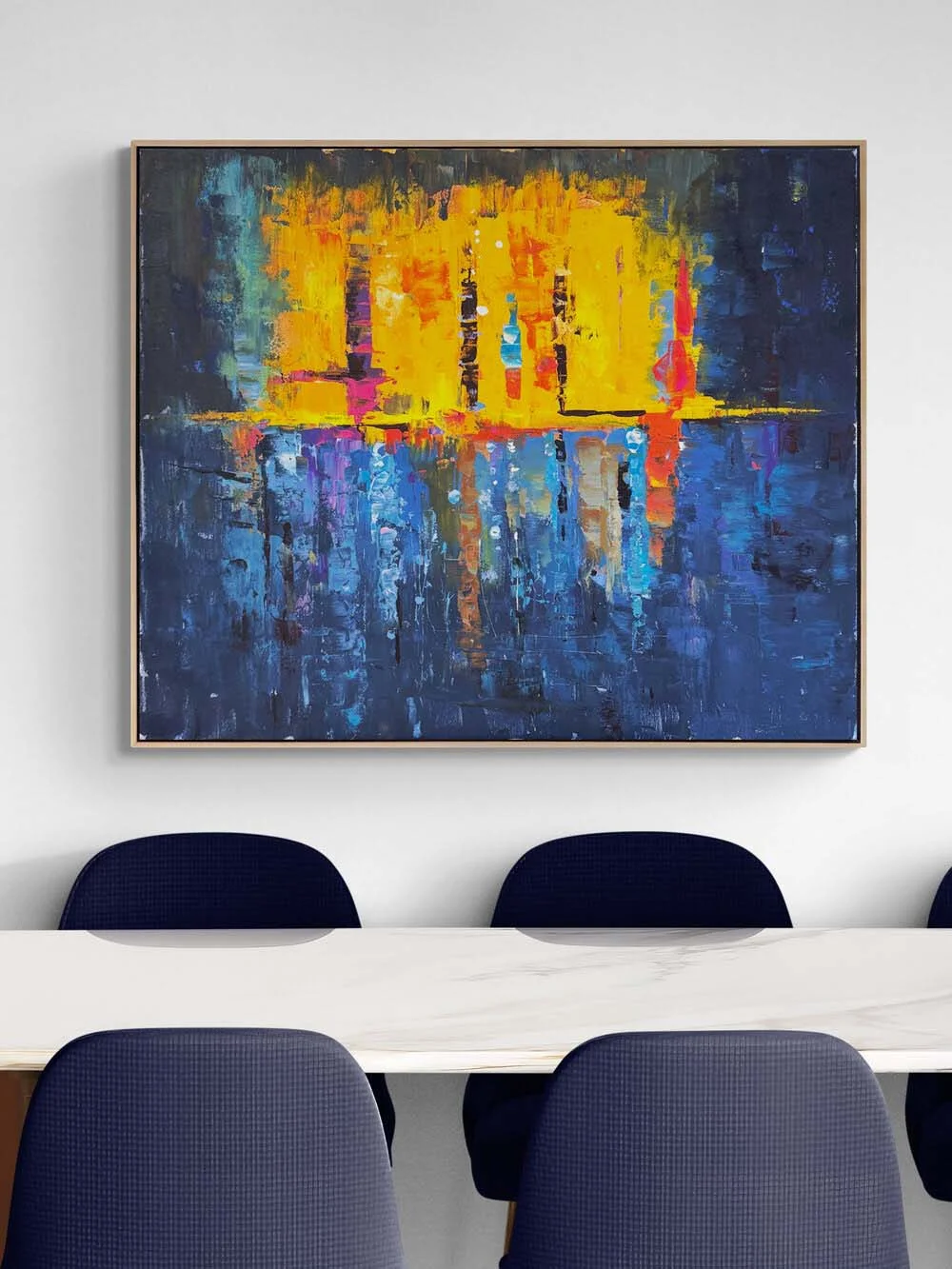 Kalbin Ritimleri Yağlı Boya Tablosu