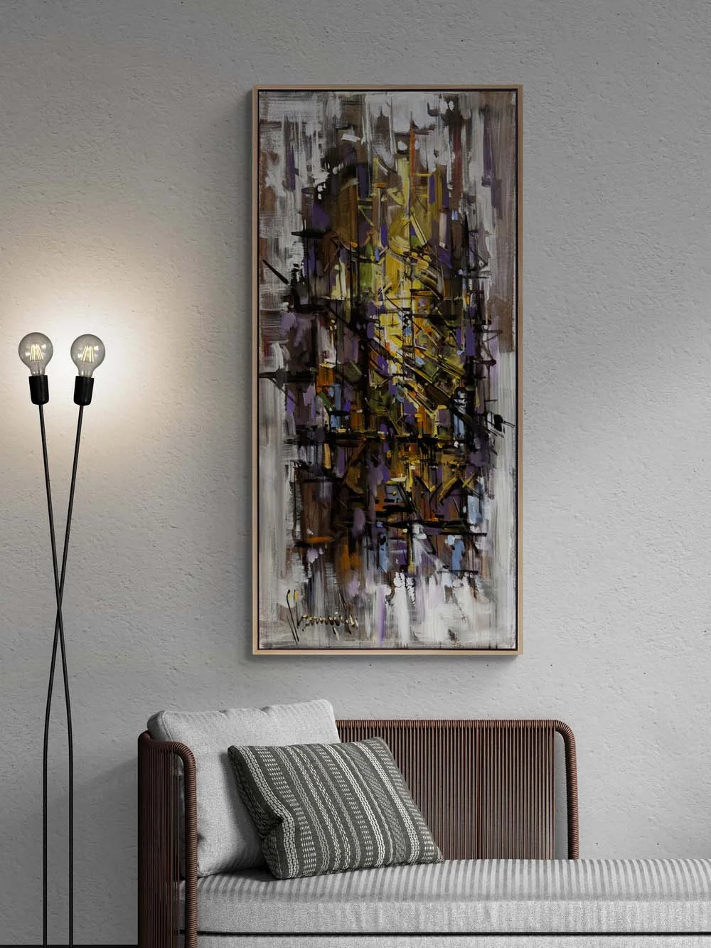 Bilinmeyen Bir His Yağlı Boya Tablosu