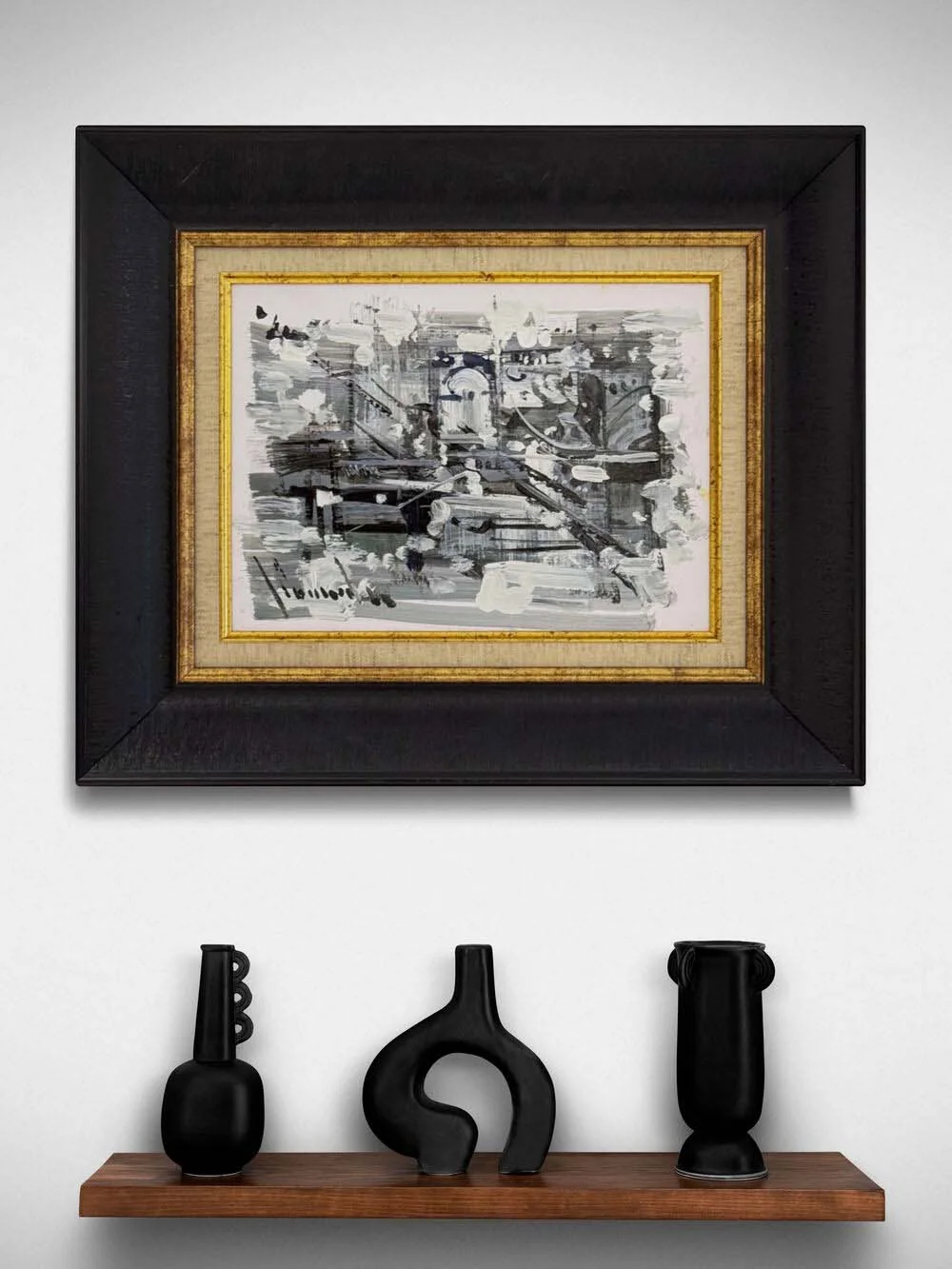 Parçalanmış Işık Yağlı Boya Tablosu