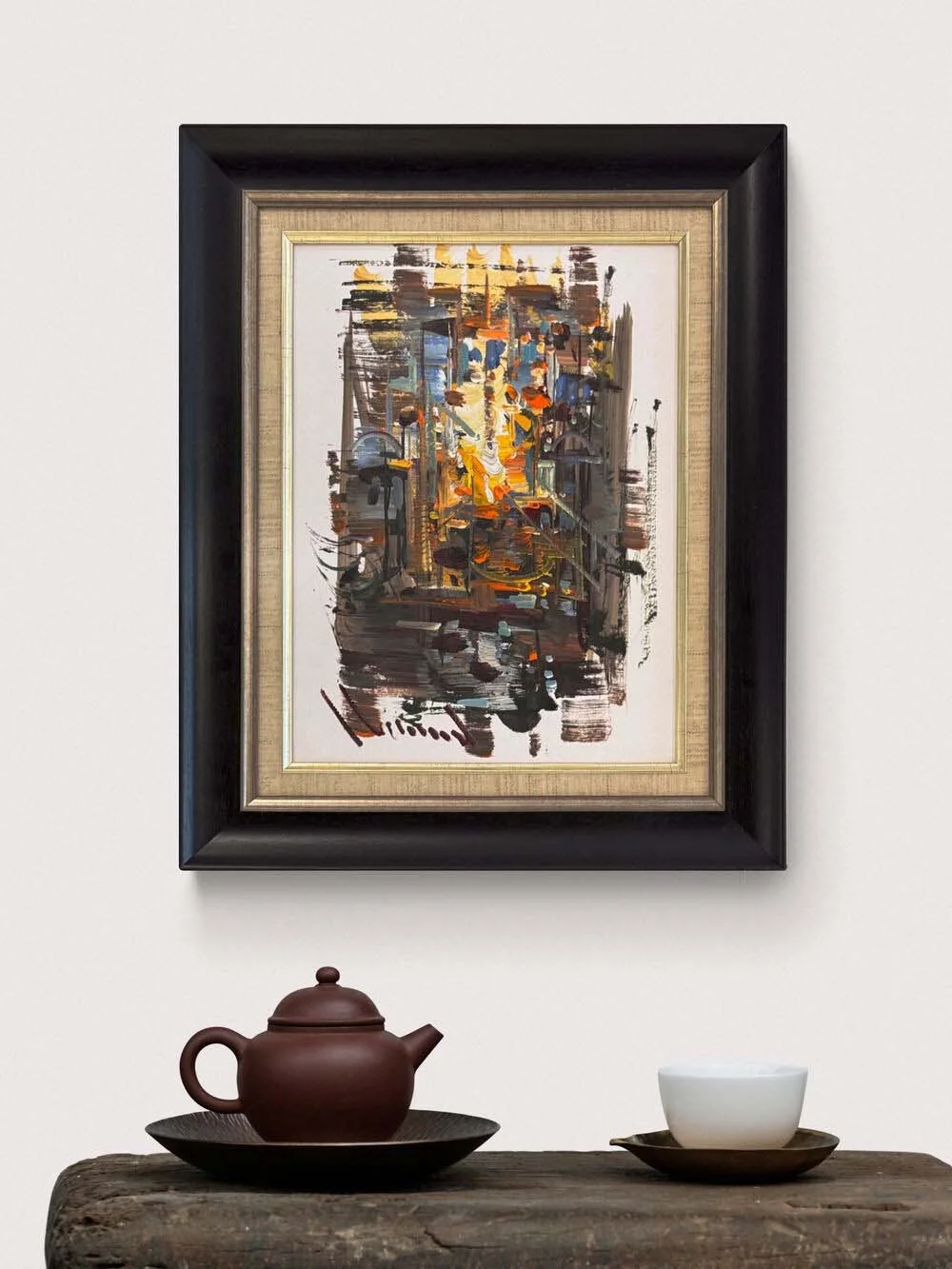 Evrenin Dili Yağlı Boya Tablosu