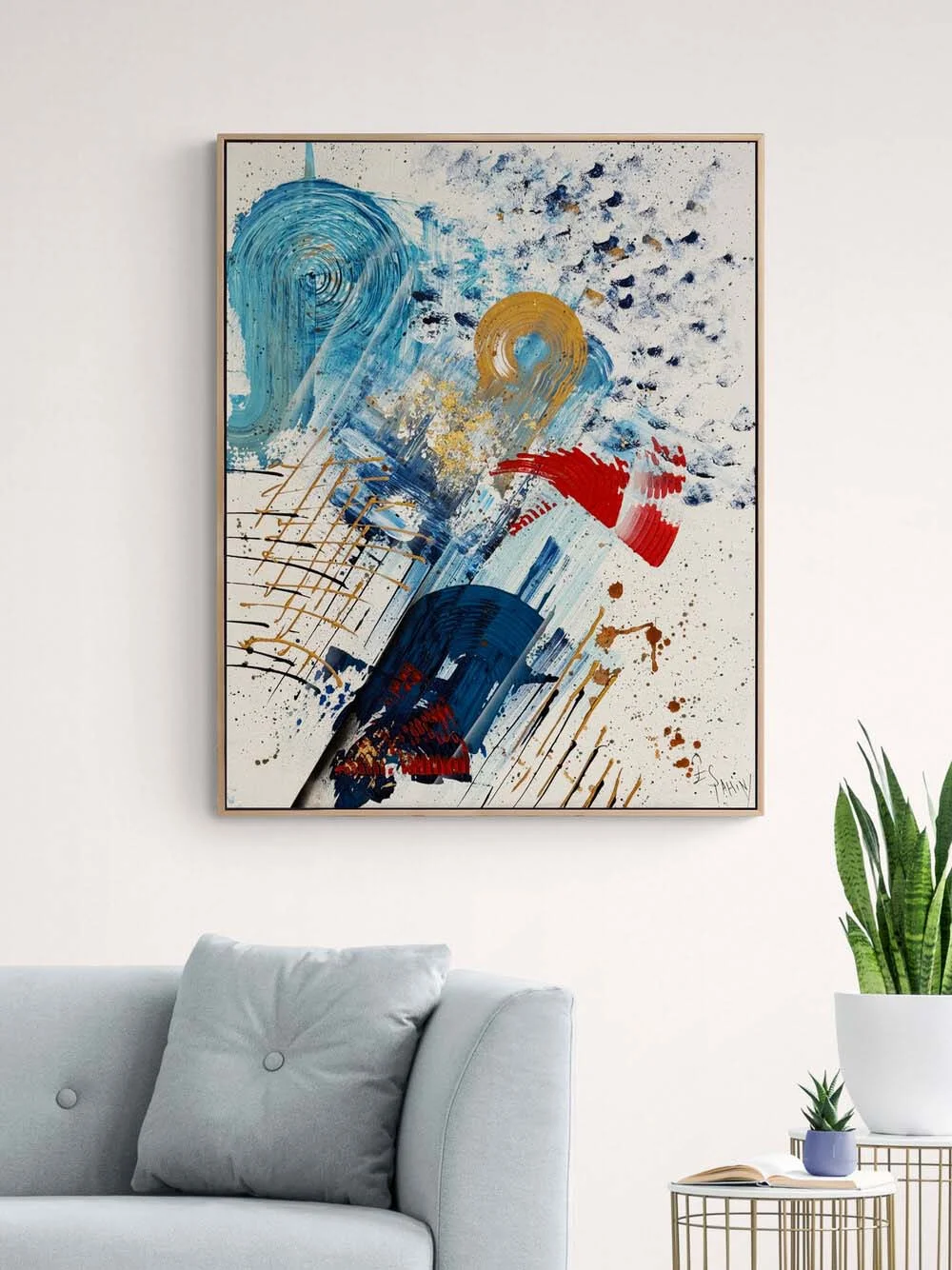 Bekleyişin Rengi Yağlı Boya Tablosu