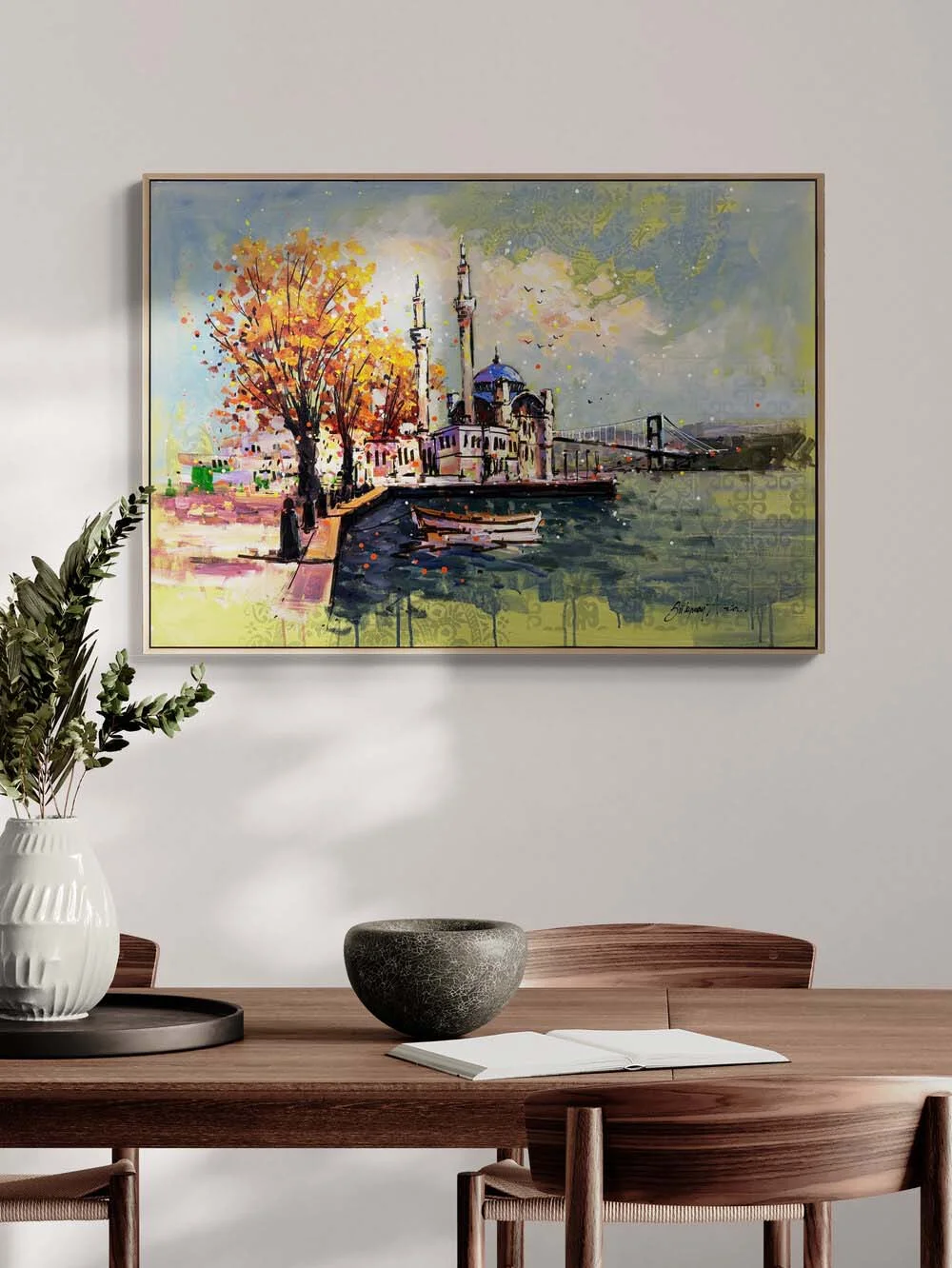 Hayallerde Ortaköy Yağlı Boya Tablosu