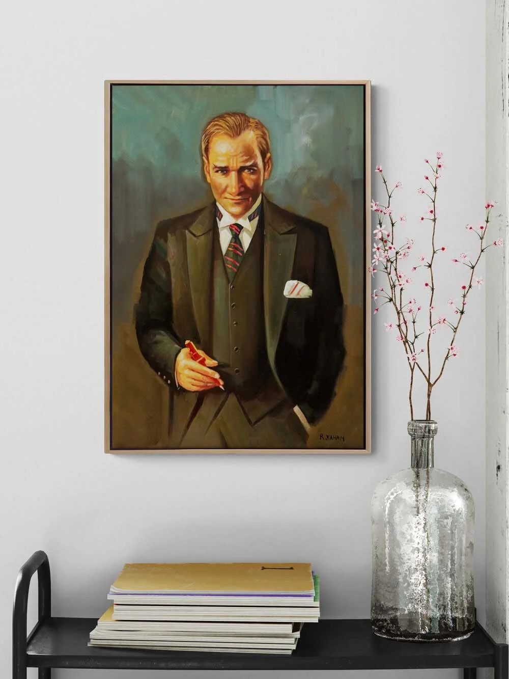 Ufka Bakan Lider Yağlı Boya Tablosu