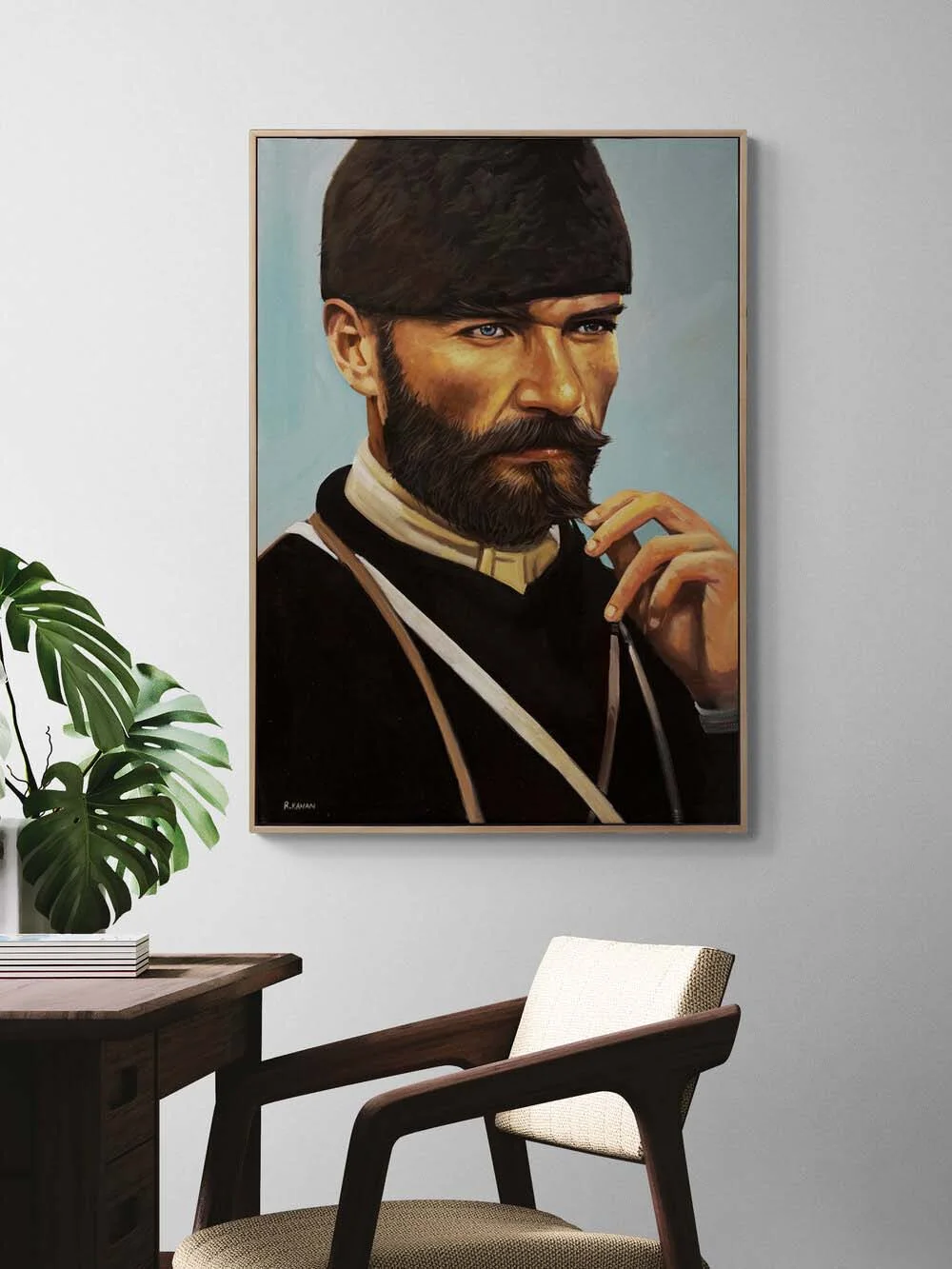 Mustafa Kemalin İzinde Yağlı Boya Tablosu