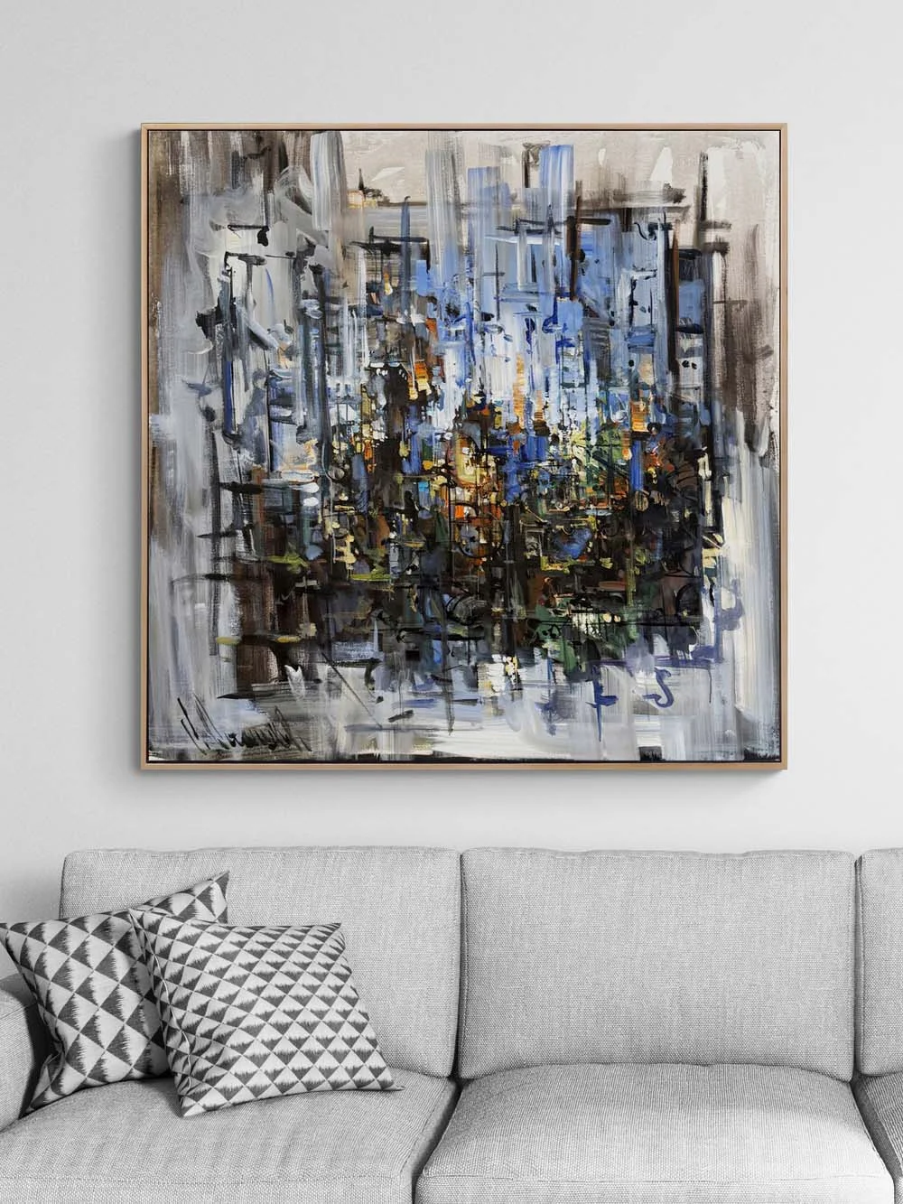 Donuk Hareket Yağlı Boya Tablosu