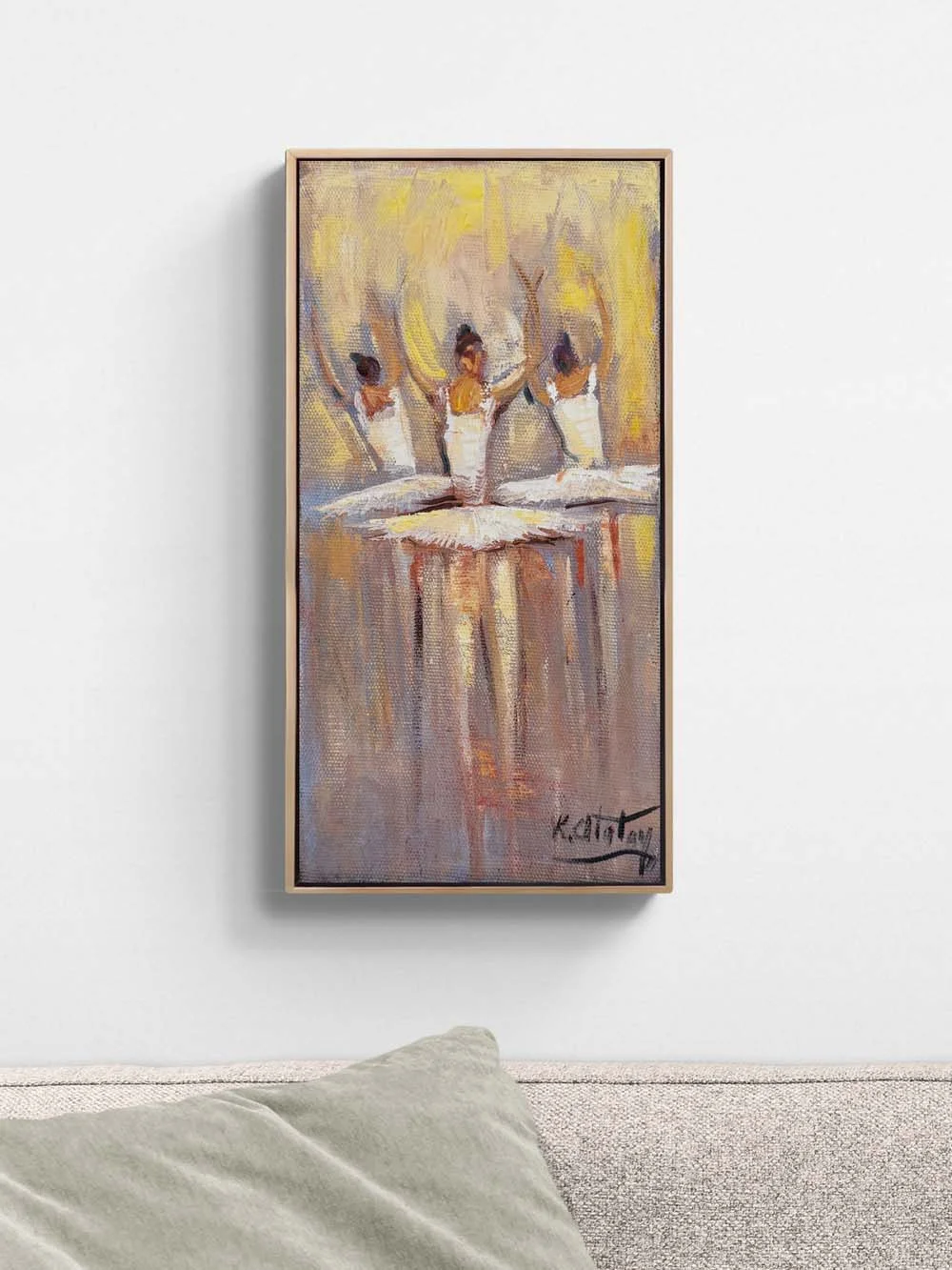 Işığın Kadınları Yağlı Boya Tablosu