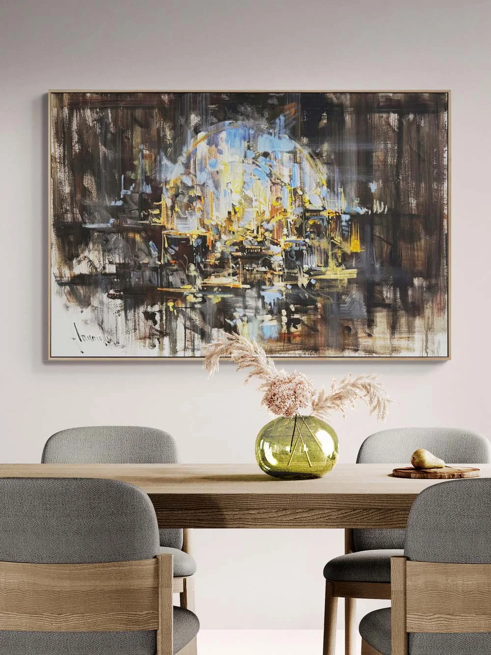 Sisli Zaman Yağlı Boya Tablosu