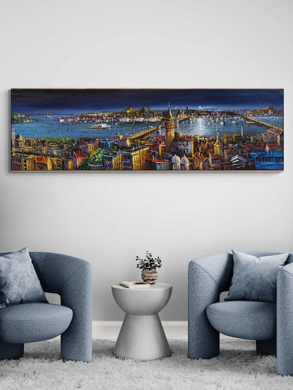 İstanbul Saklı Zaman Yağlı Boya Tablosu