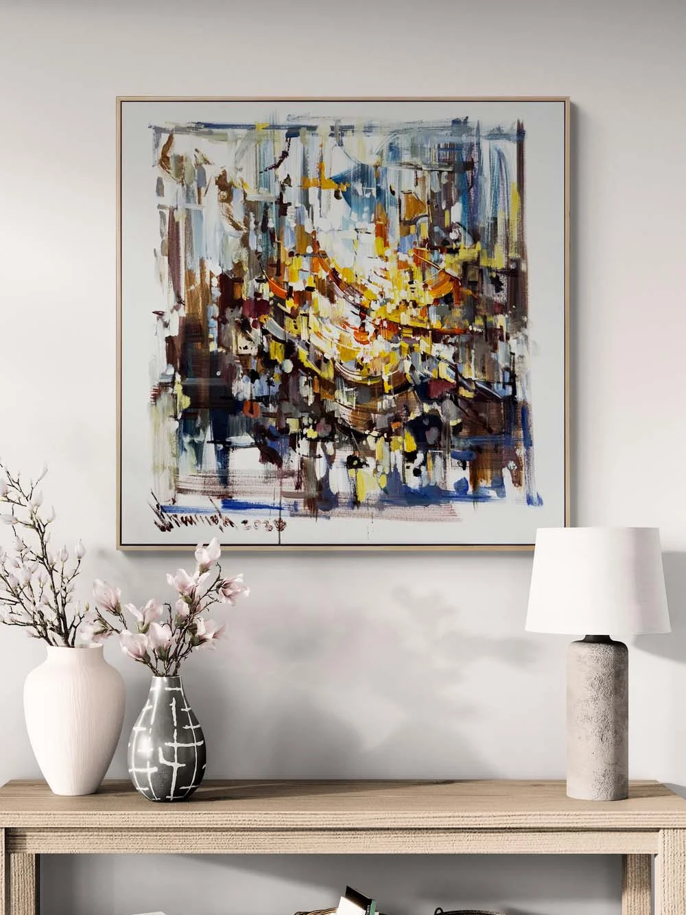 Çizginin Ötesi Yağlı Boya Tablosu