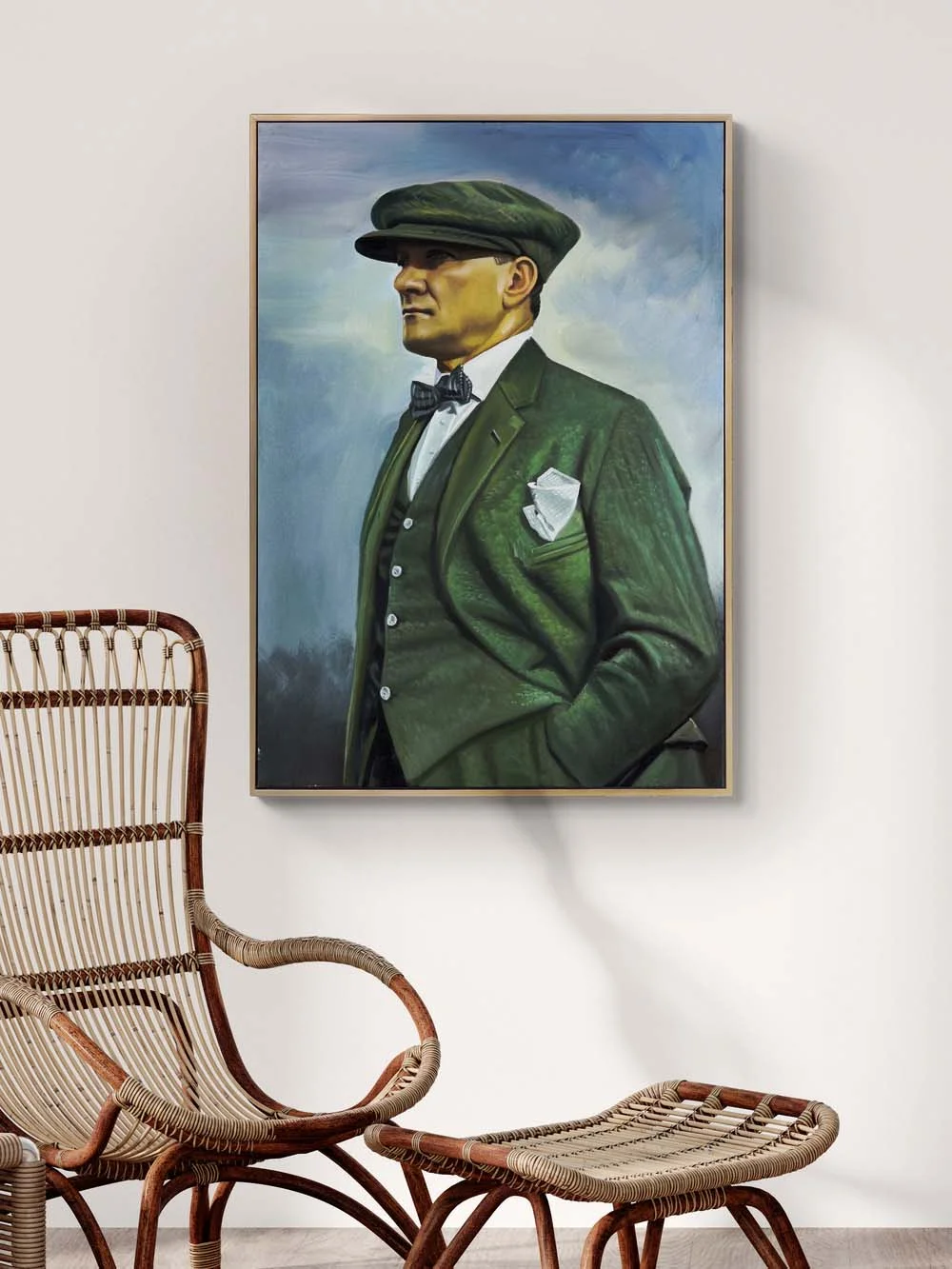 Cumhuriyet Işığı Yağlı Boya Tablosu