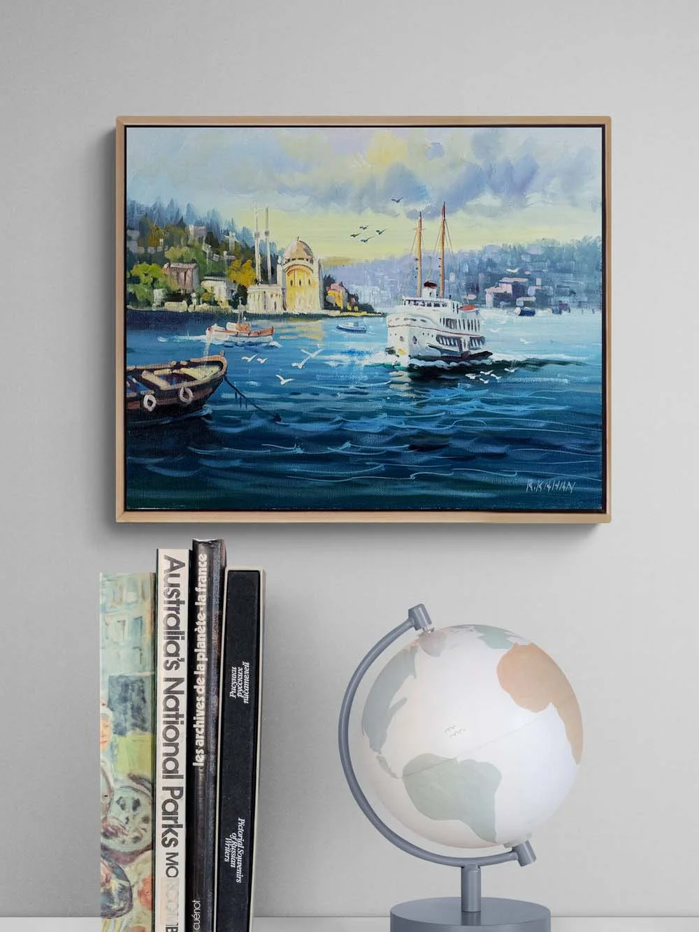 Ortaköyde Gün Yağlı Boya Tablosu