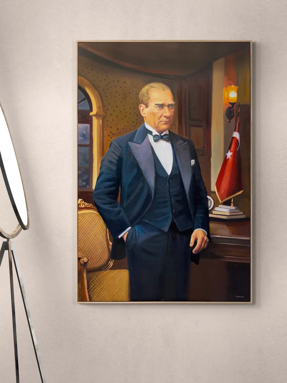 Cumhuriyetin Işığı Yağlı Boya Tablosu