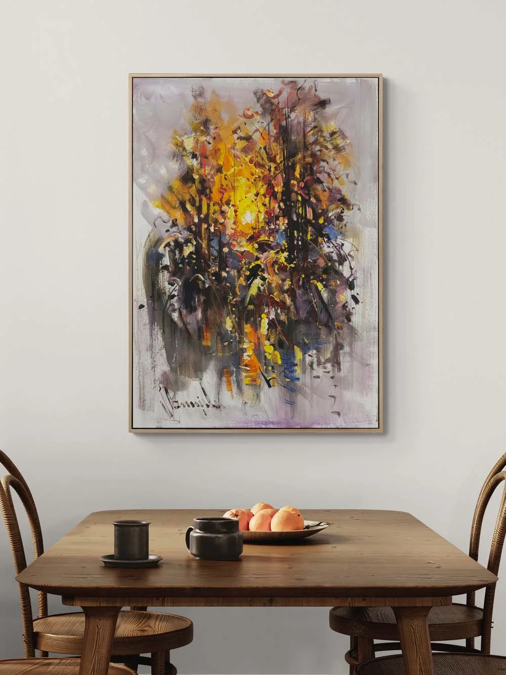 Işıklı Geçit Yağlı Boya Tablosu