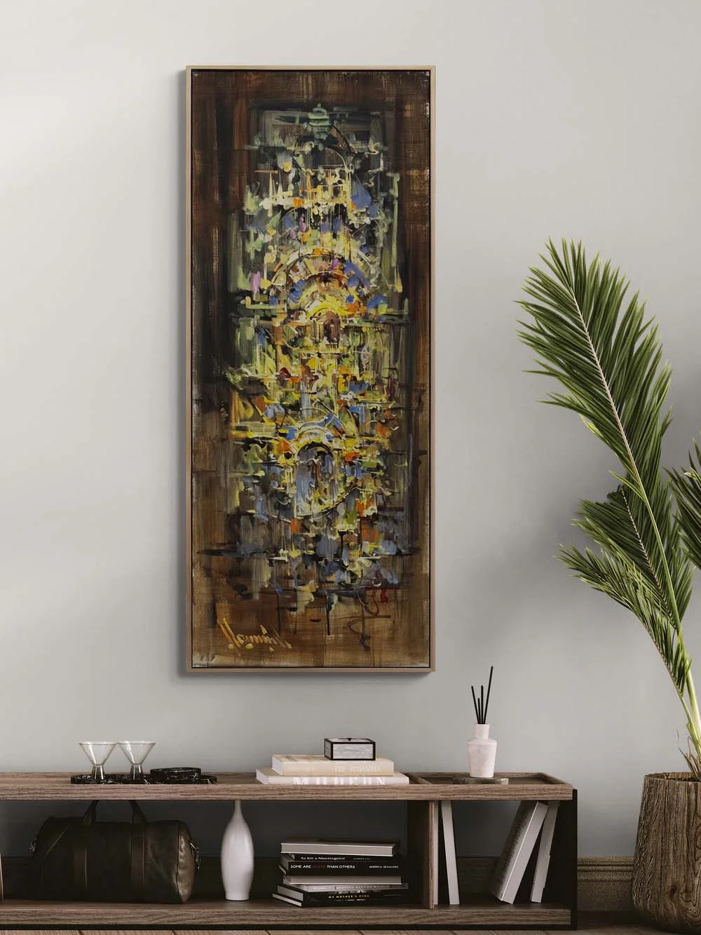 Zamanın Kırıkları Yağlı Boya Tablosu