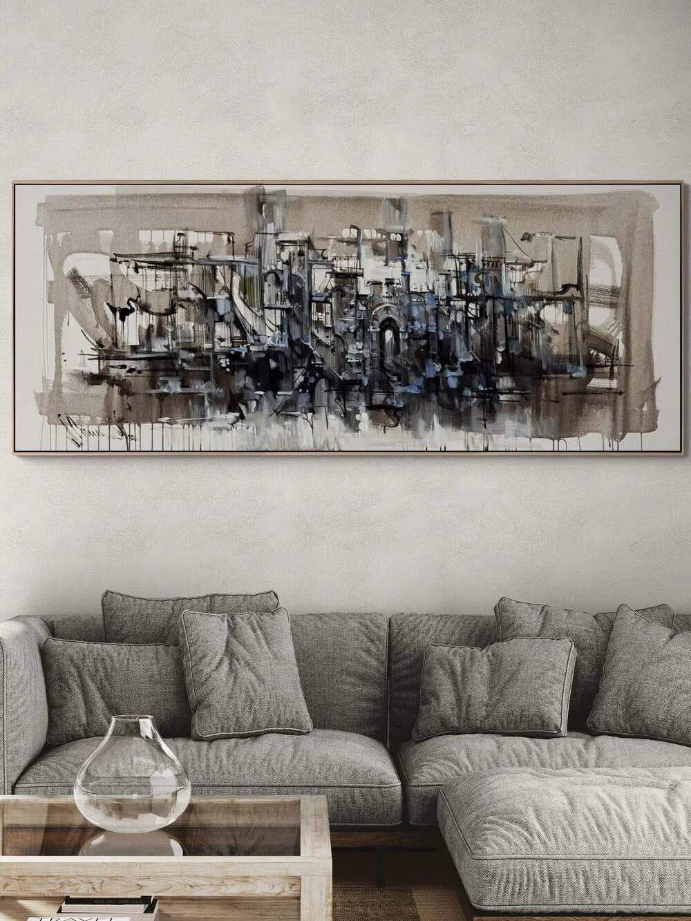 Akışın Ötesi Yağlı Boya Tablosu