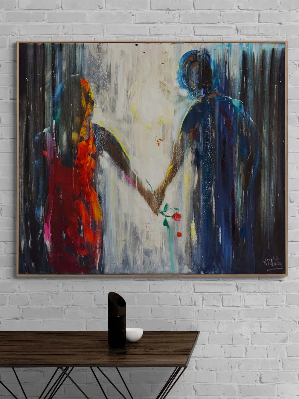 Her Zaman Birlikte Yağlı Boya Tablosu