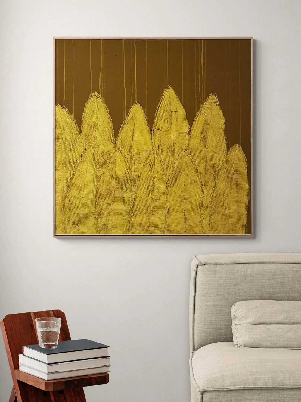 Güz Yaprakları Yağlı Boya Tablosu