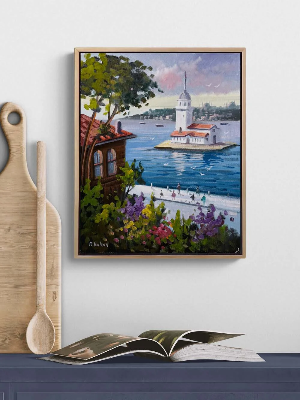 Üsküdarda Zaman Yağlı Boya Tablosu