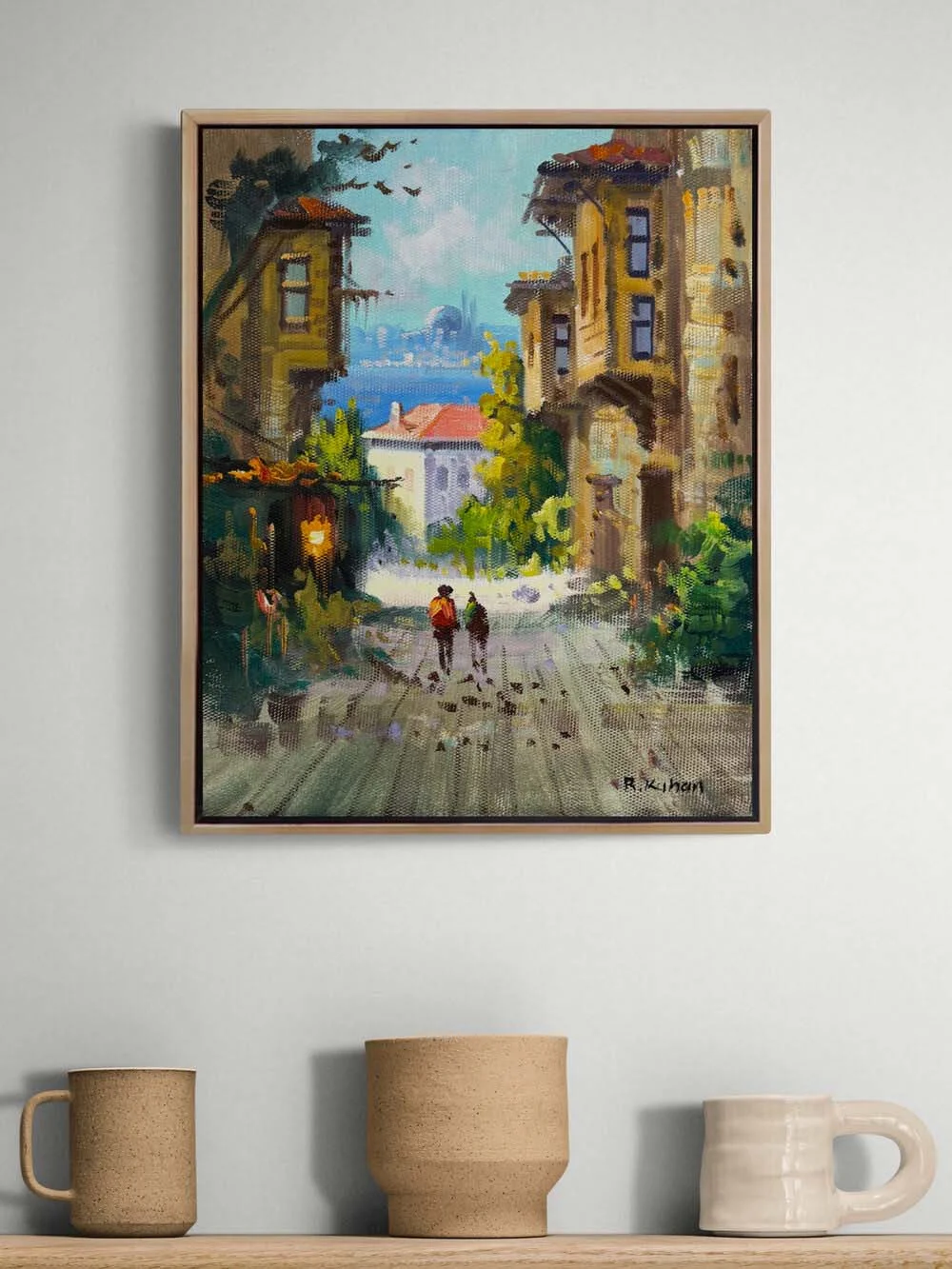 Hatıralarda İstanbul Yağlı Boya Tablosu