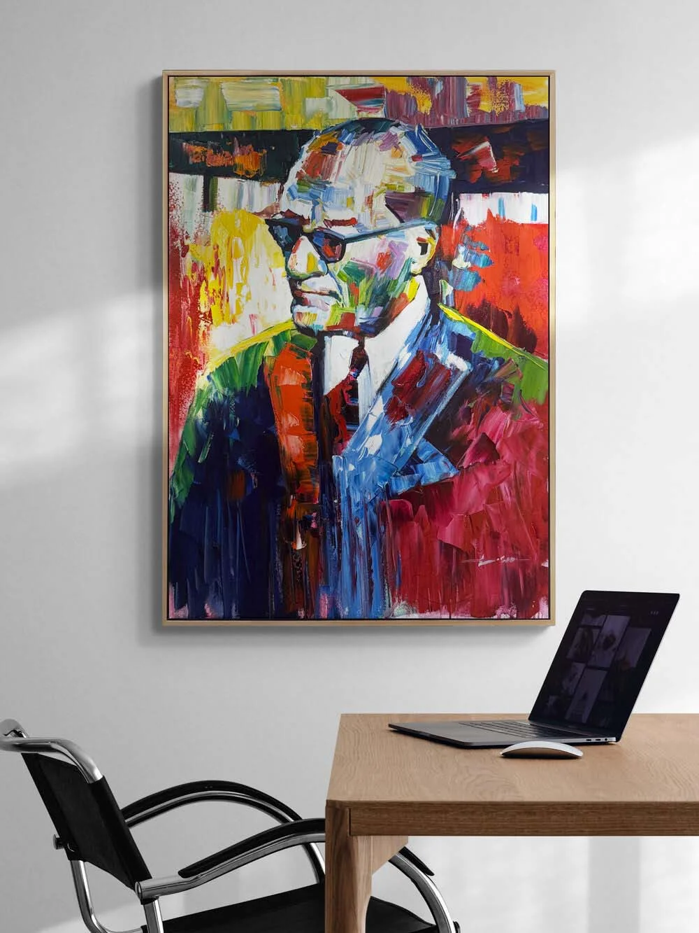 Renklerle Atatürk Yağlı Boya Tablosu