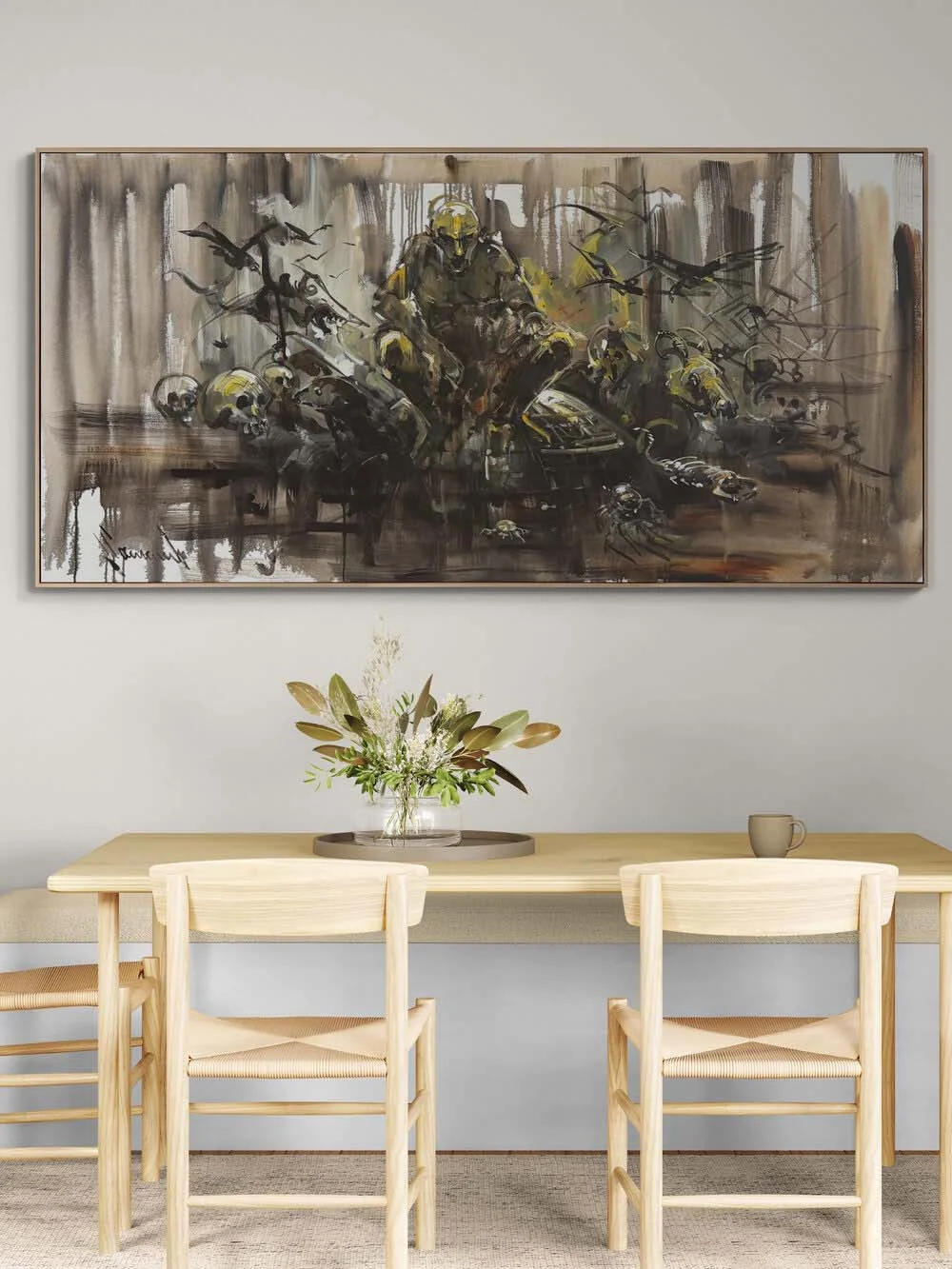 Ölümün Nöbetçisi Yağlı Boya Tablosu