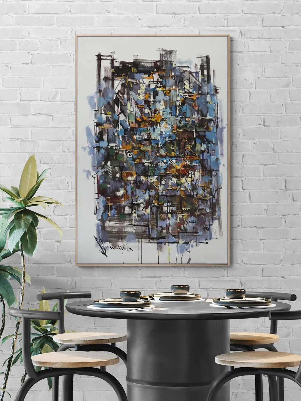 Sessiz Adımlar Yağlı Boya Tablosu