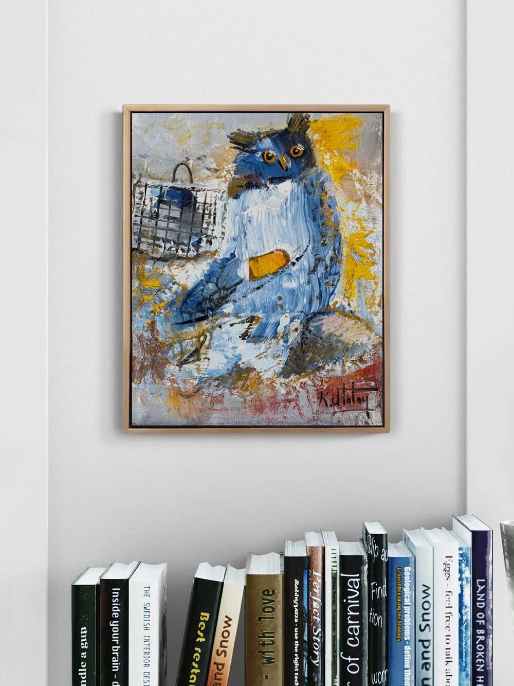 Silence of the Owl Oil Painting