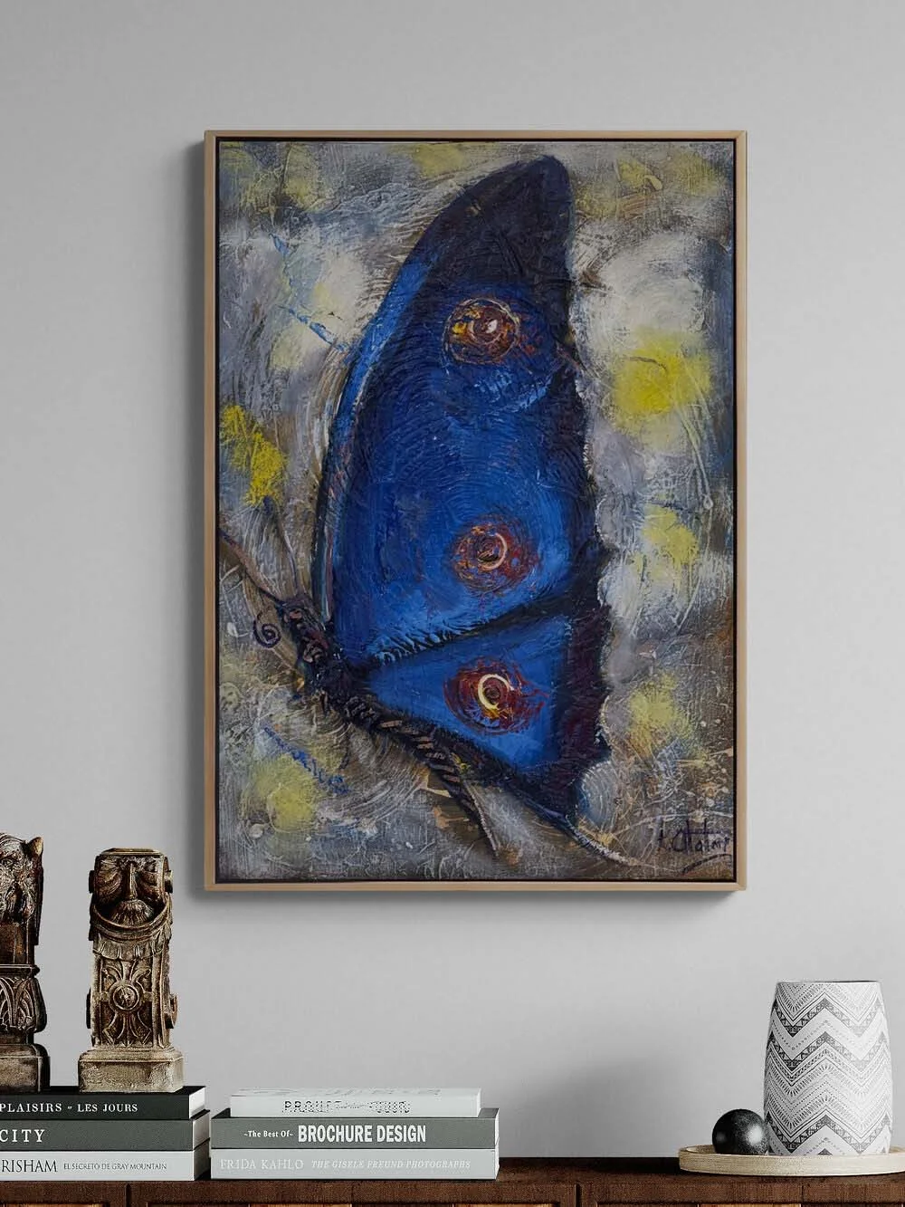 Kayıp Kelebek Yağlı Boya Tablosu