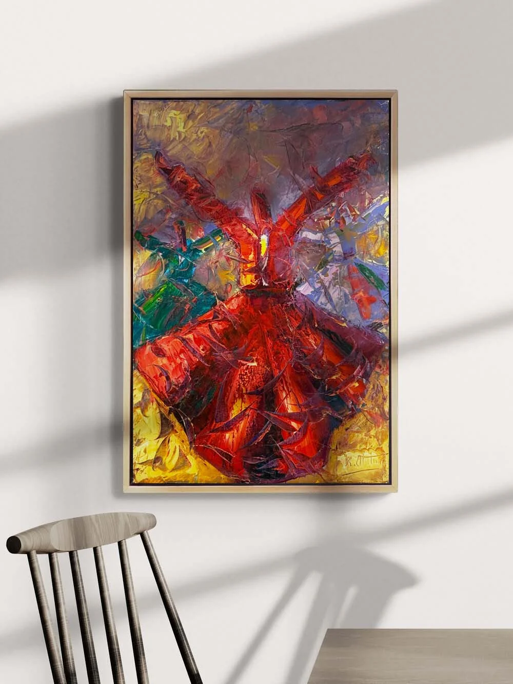 Return of the Soul – Whirling Dervishes Oil Painting