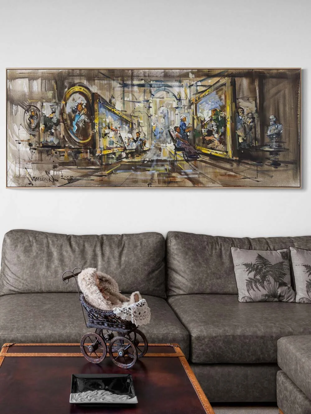 Story of a Gallery Oil Painting