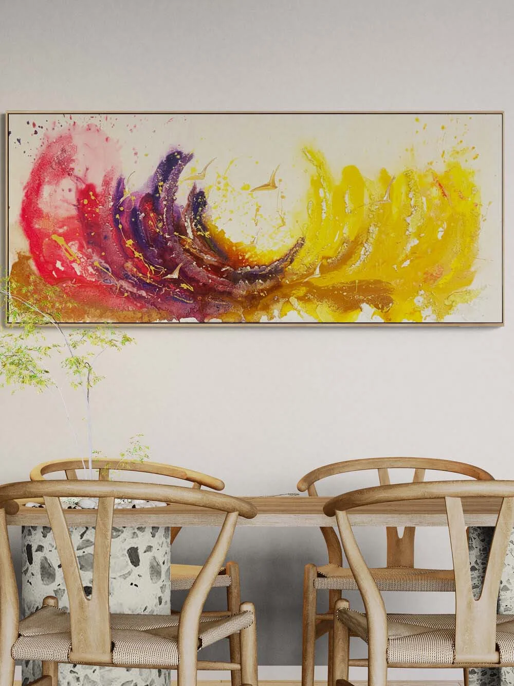 Ruhun Altın Çemberi Yağlı Boya Tablosu