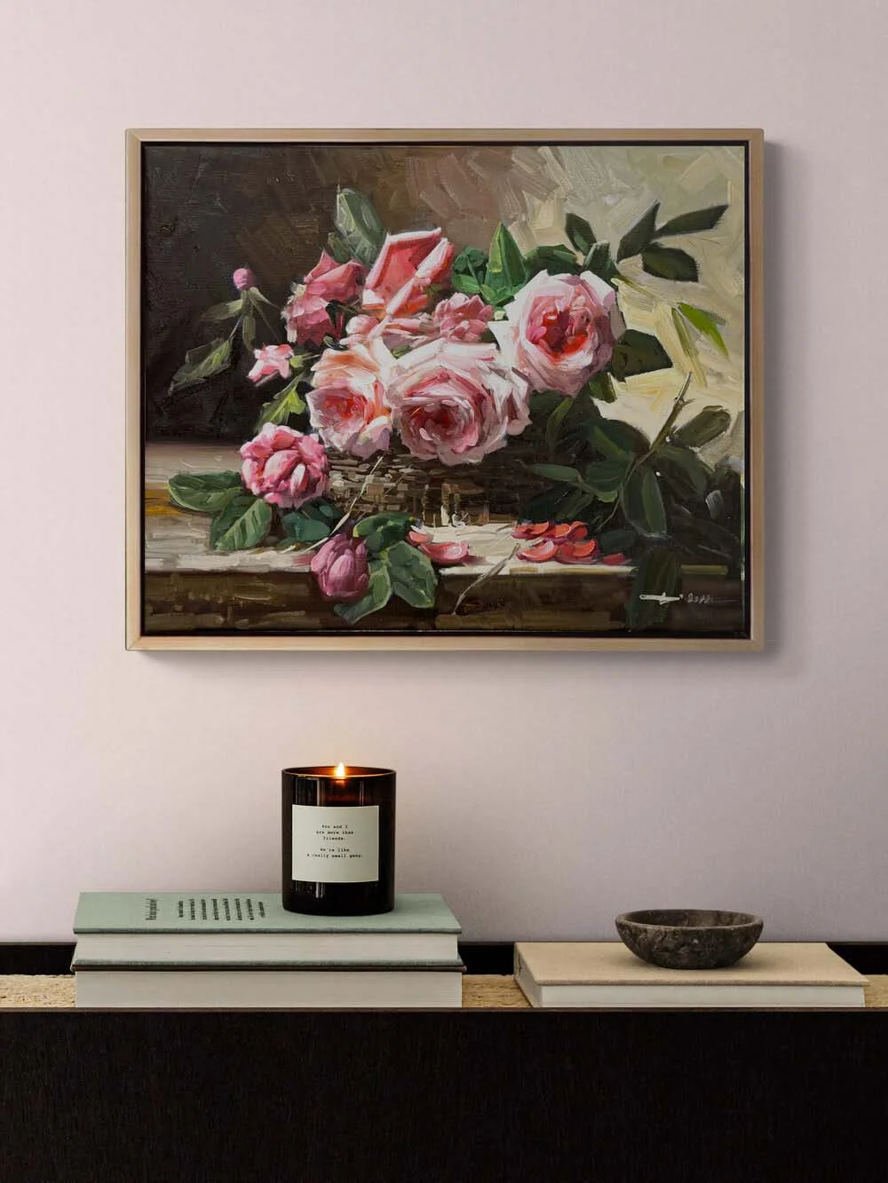 Güllerin Zamanı Yağlı Boya Tablosu