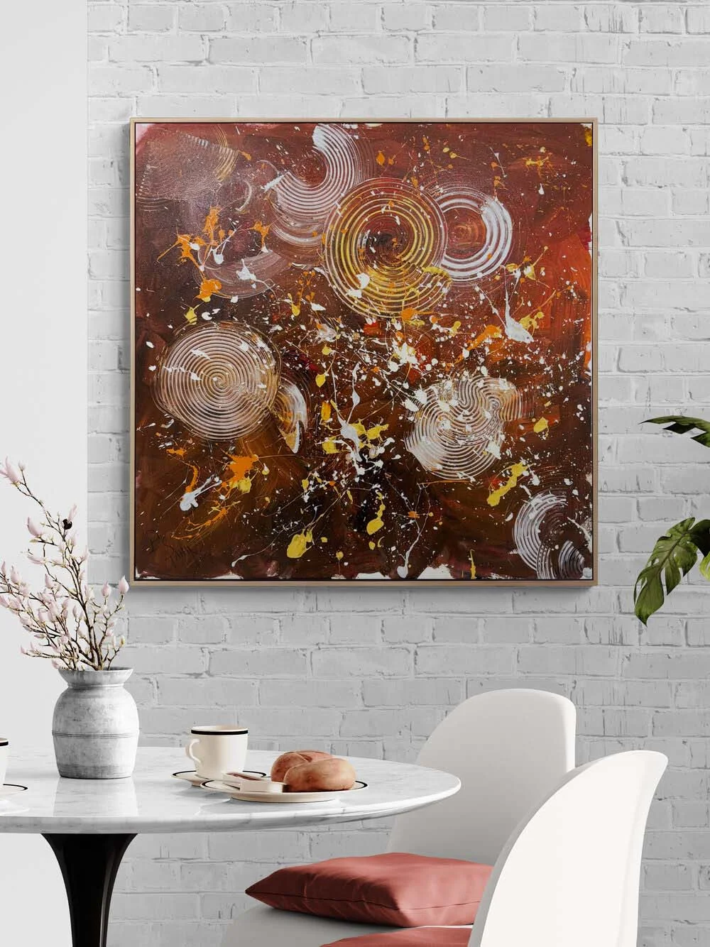 Renklerin Ateşi Yağlı Boya Tablosu